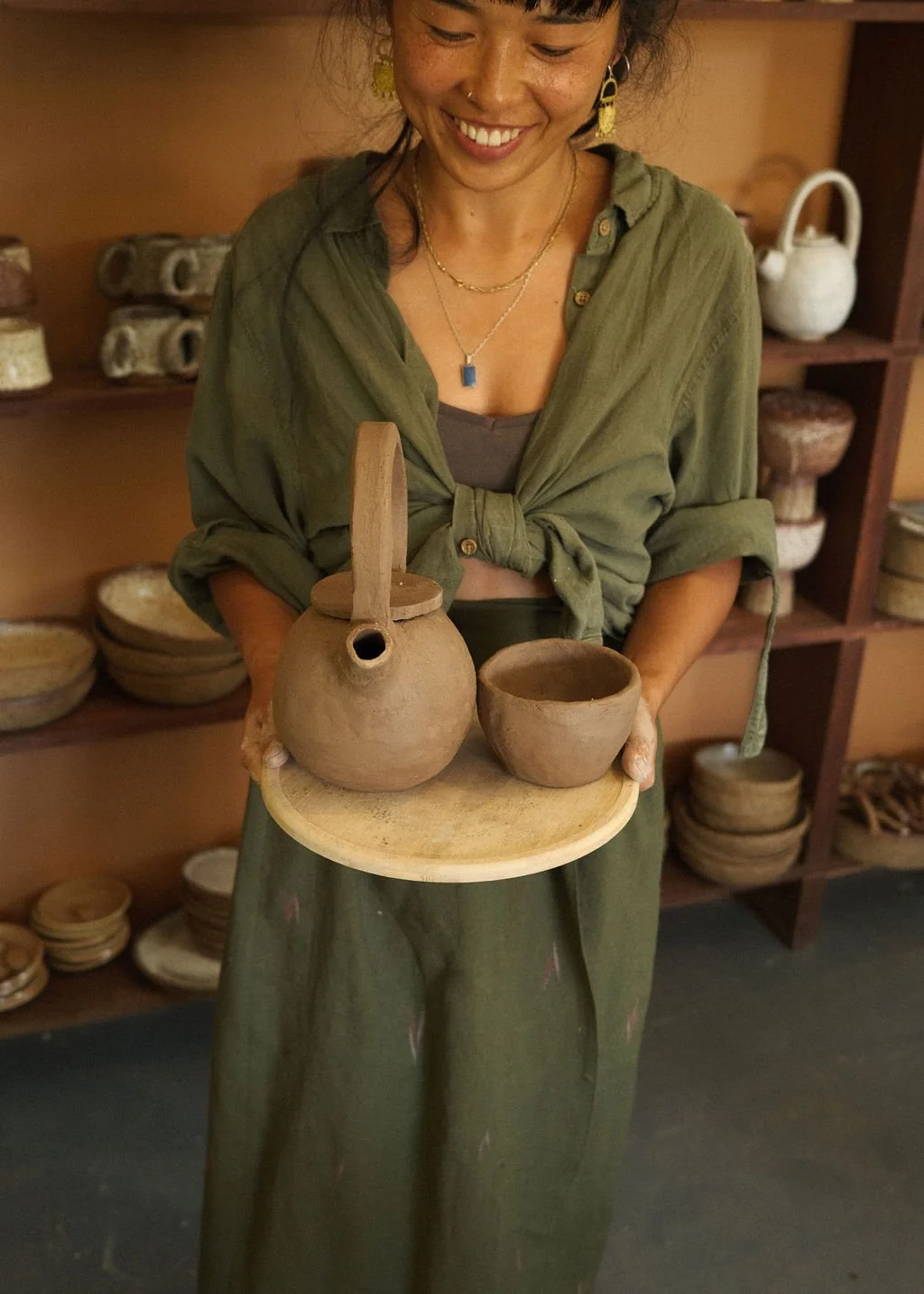 pend three slow hours hand-building your own teapot at Ochre's Tea Set Workshop in Mullumbimby, fifteen minutes from Byron Bay. Beginners welcome. Cooler months only.