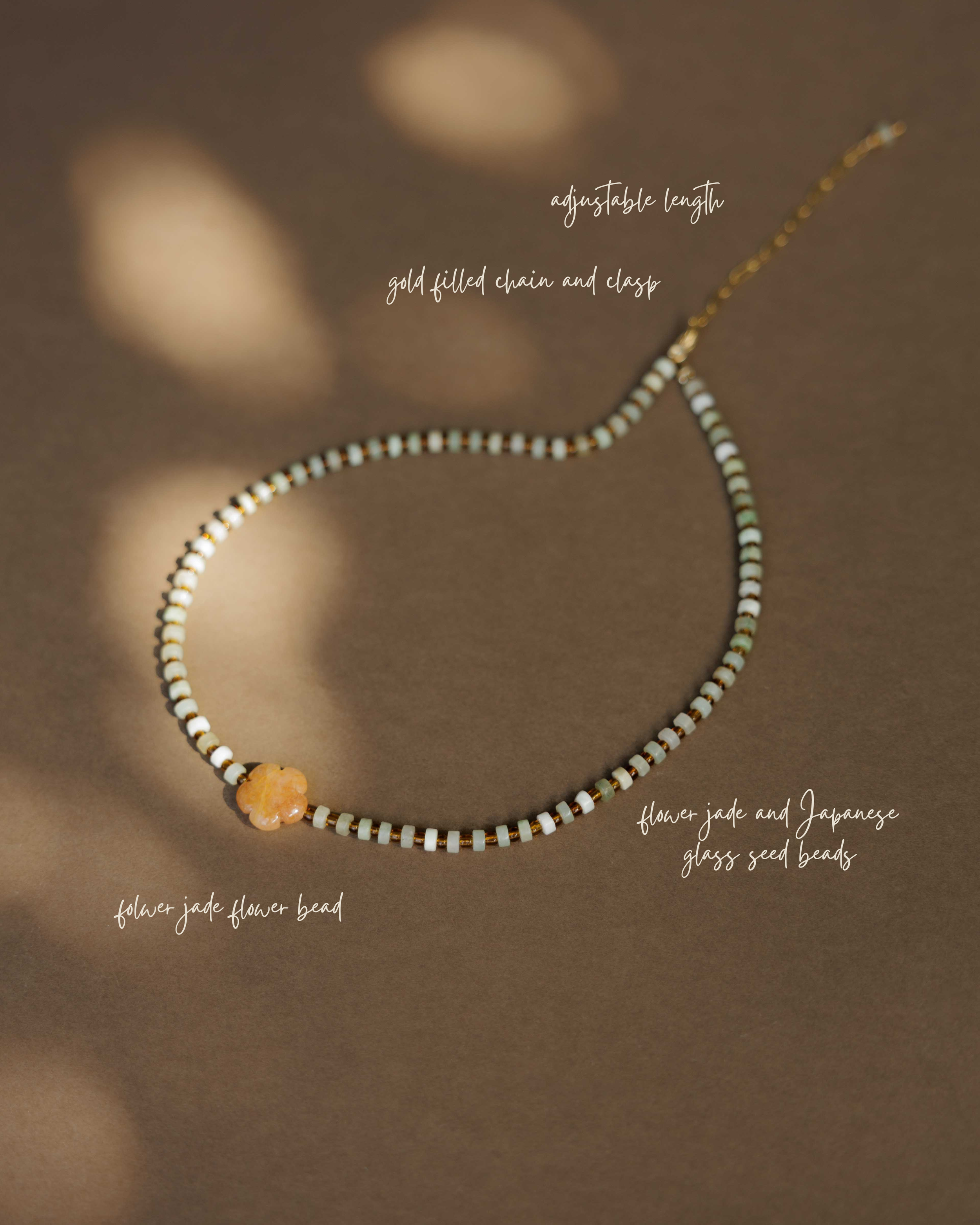 Handmade Jewellery Byron Bay - Beaded jasper necklace