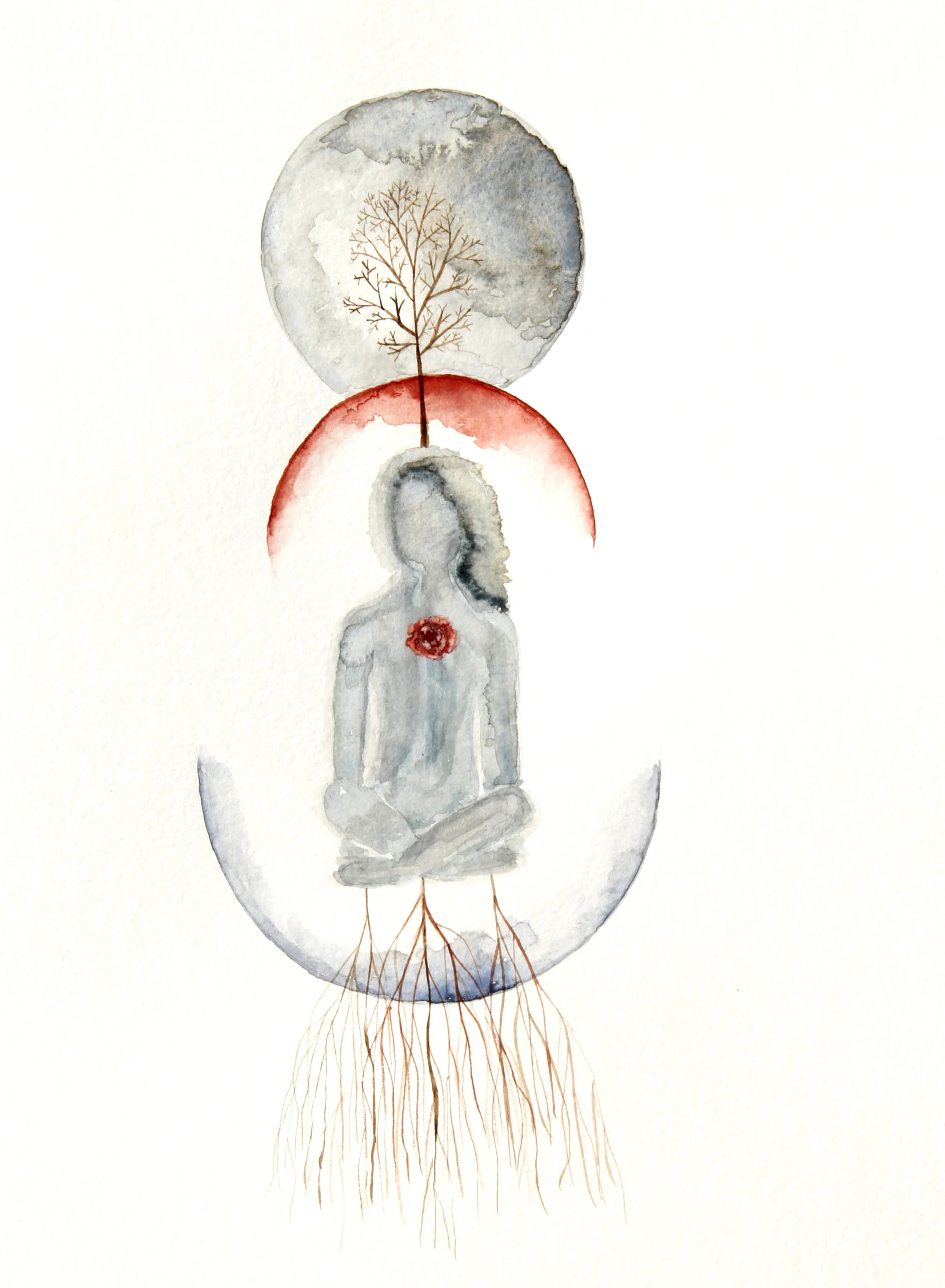  “Cradle”  9x12 Watercolor  Original: sold  Archival Giclee Print: $35 