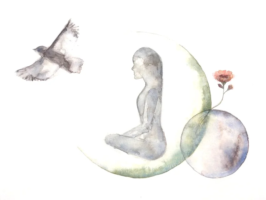  “Crossover”  9x12 Watercolor  Original: sold  Archival Giclee Print: $35 