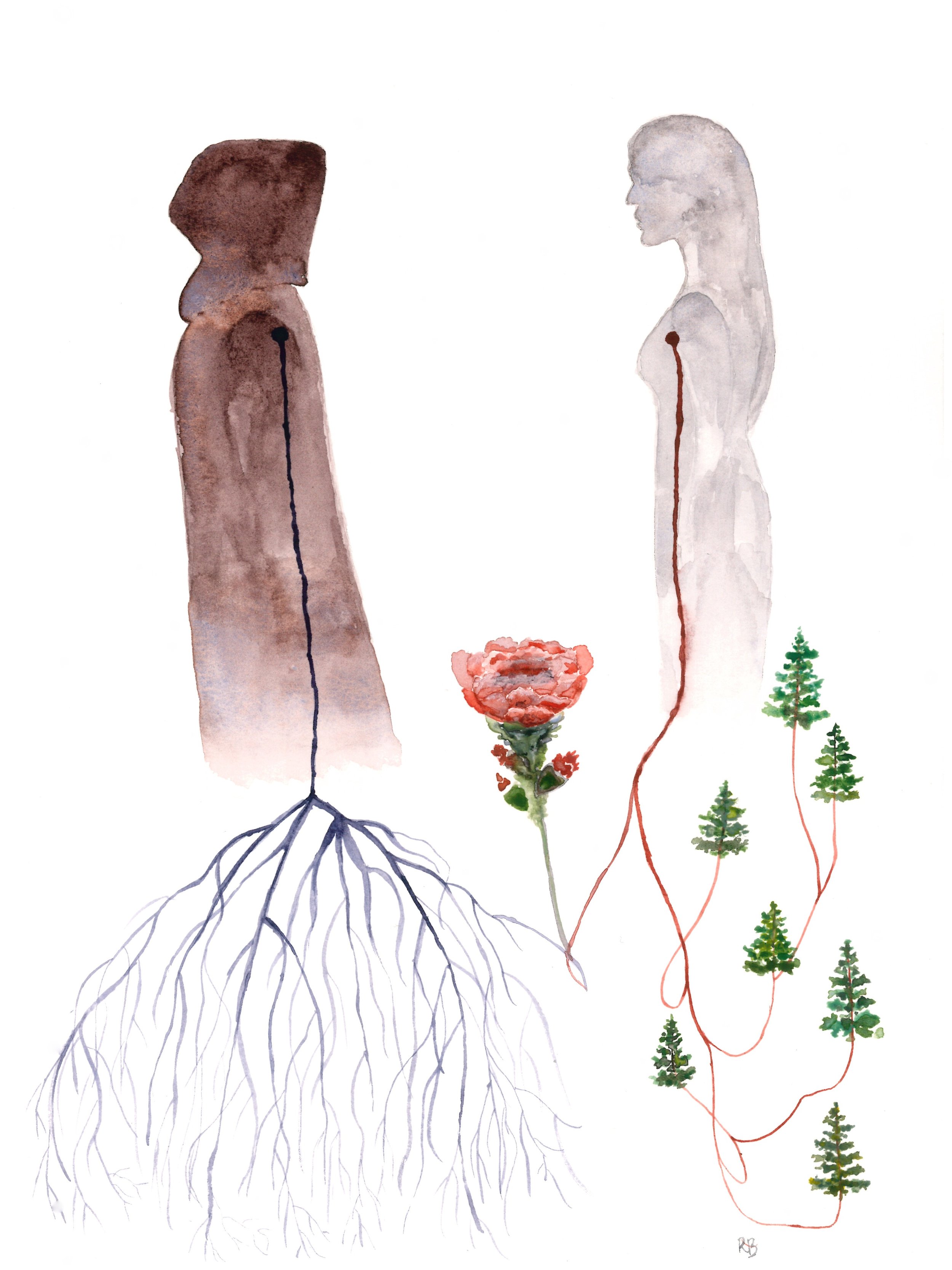  “Fruition”  9x12 Watercolor  Original: sold  Archival Giclee Print: $35   