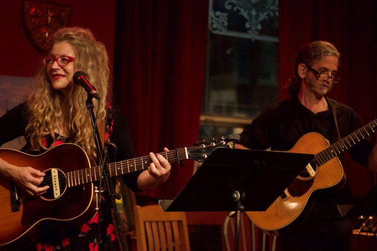 Isabel and Noah Zacharin (Isabel and the Uncommon Trio) at The Tranzac. Photo by Yuske Frutate