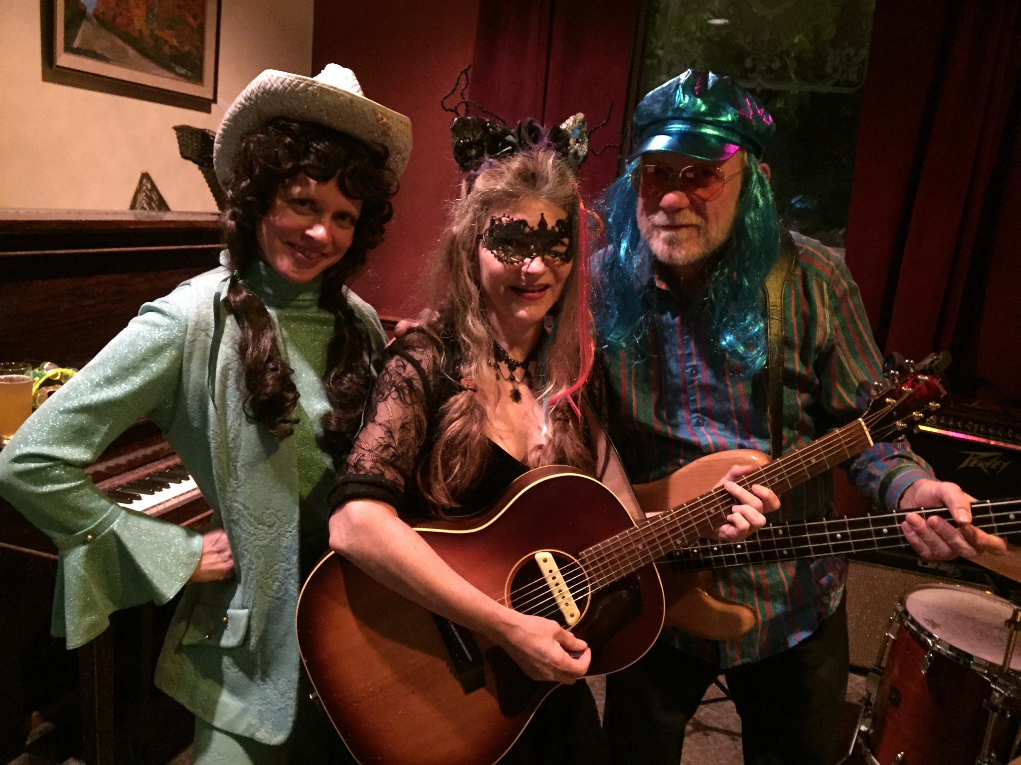  Halloween fun with two of my favorite rock stars Lorretta Lynn's lost sister Rebecca Campbell and the Blue Rocker Steve Switzer 