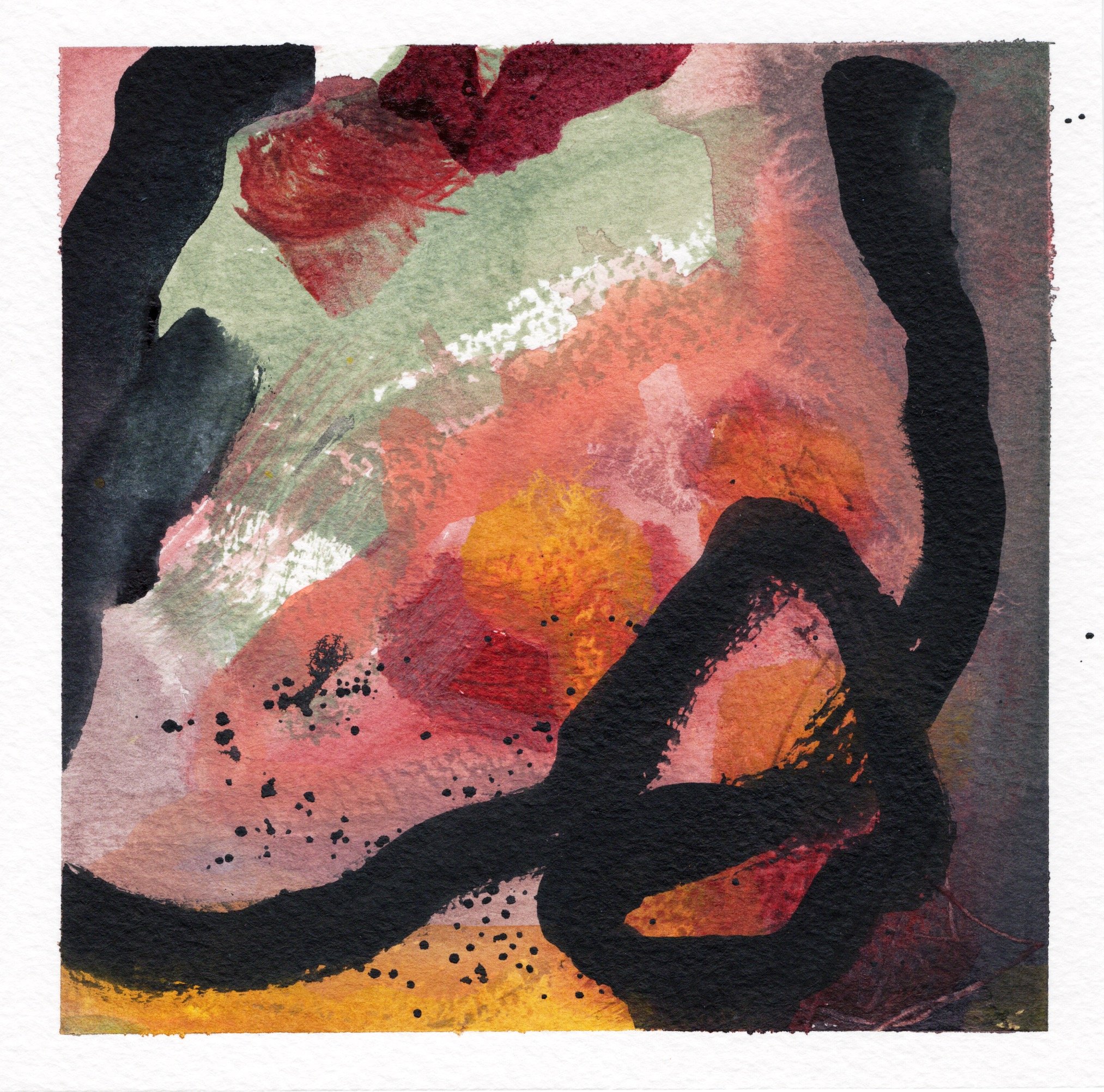 Tangled Art Print mini with matting
