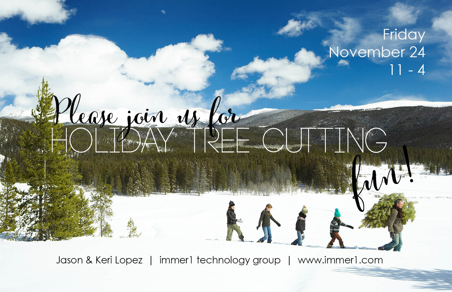 Holiday Tree Cutting