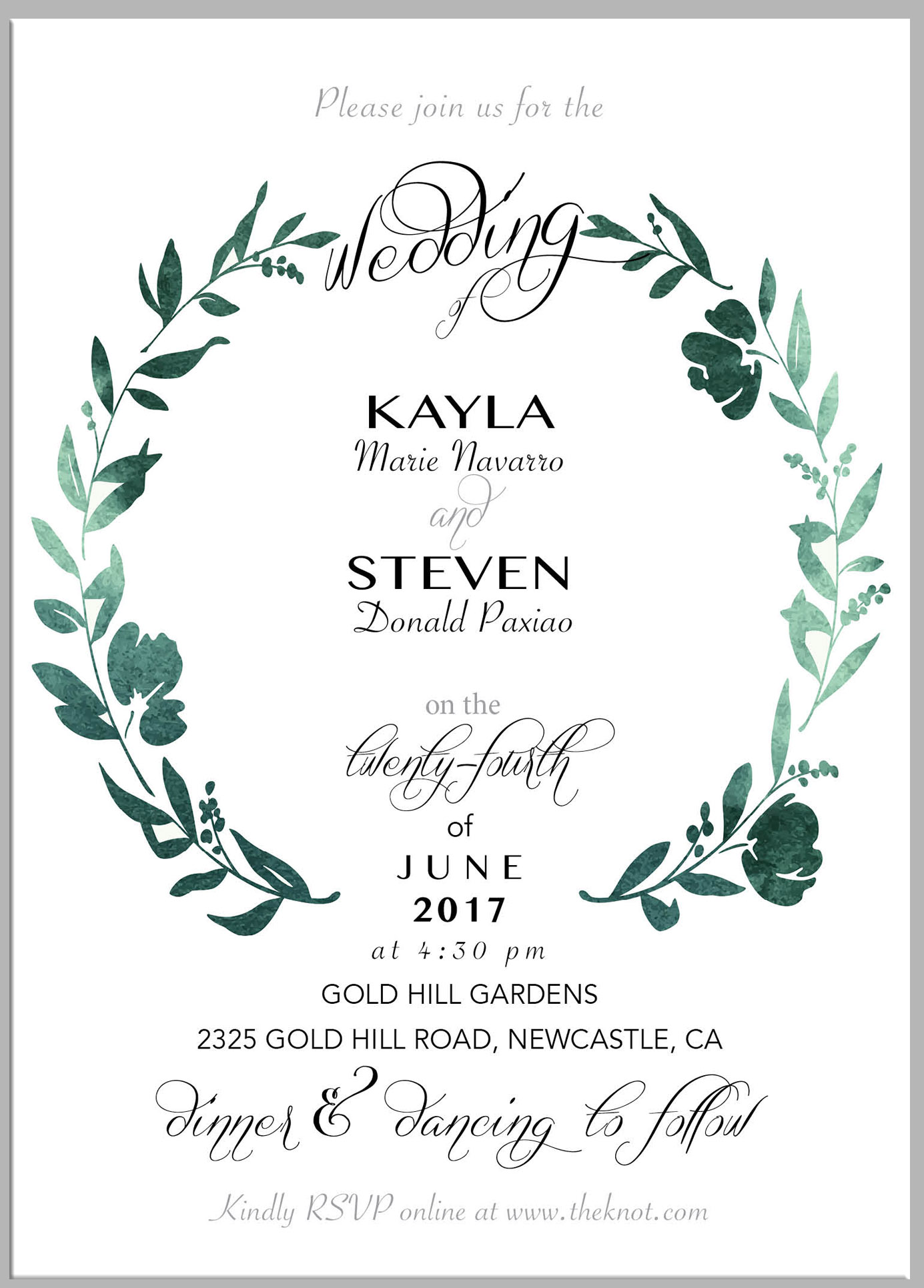 Wedding Invitation