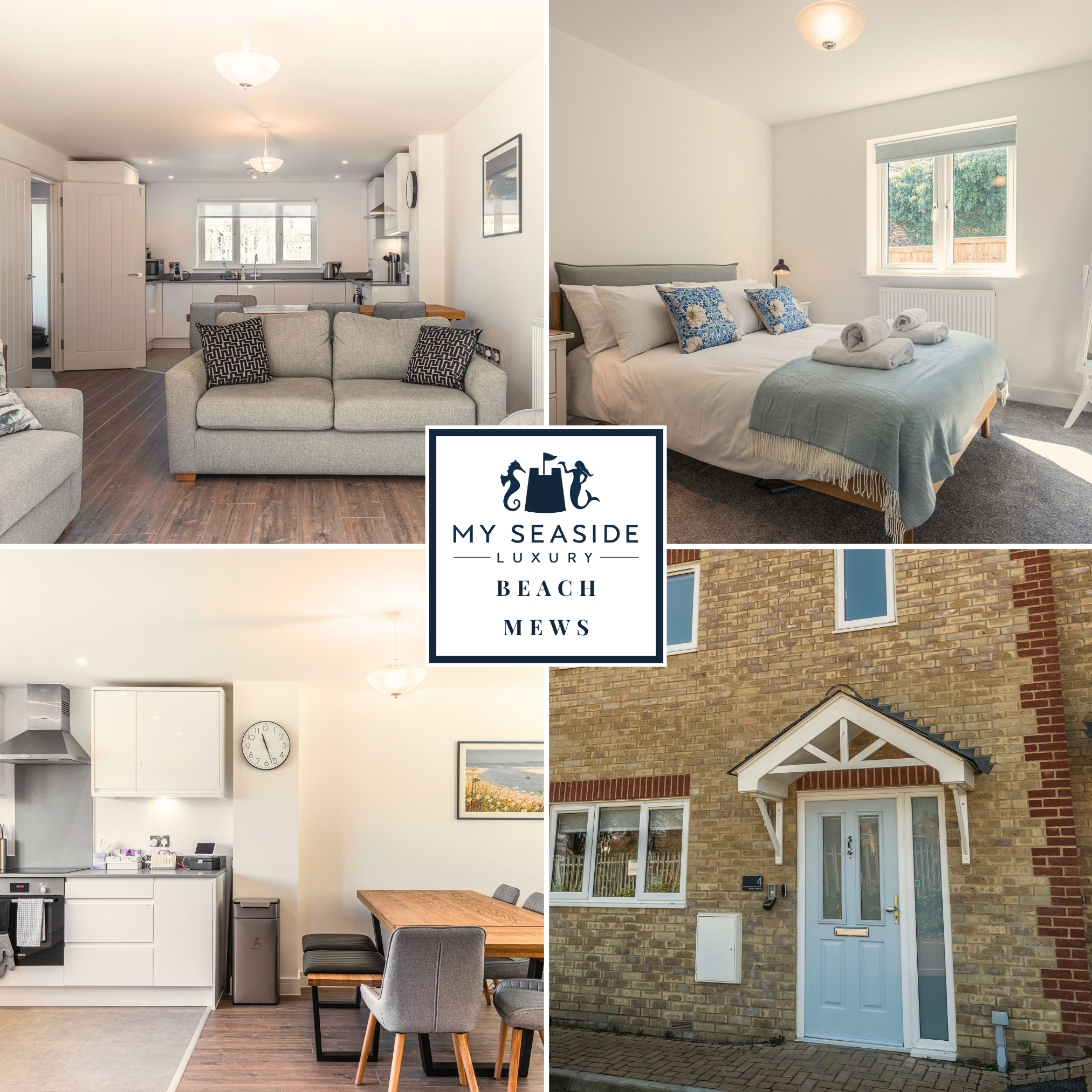 Beach Mews - Broadstairs - Modern Townhouse with Parking