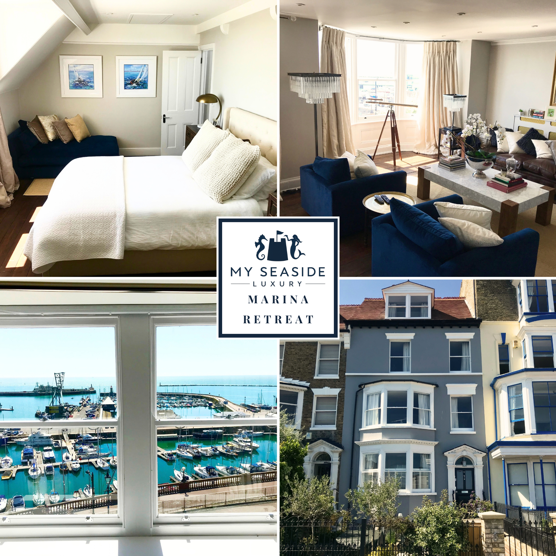 Marina Retreat - Ramsgate - Stunning 4 bedroom with views galore!