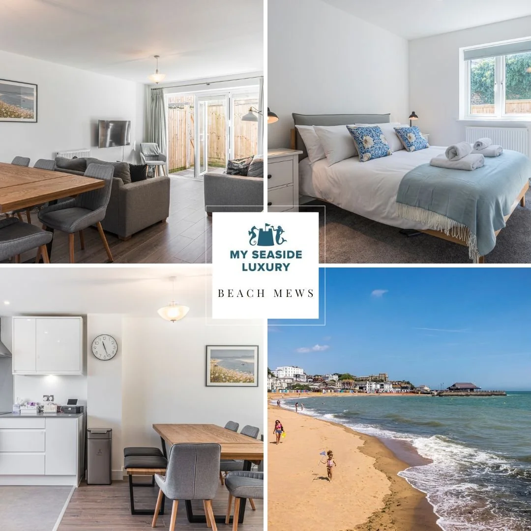 Broadstairs Beach Mews Townhouse with Parking