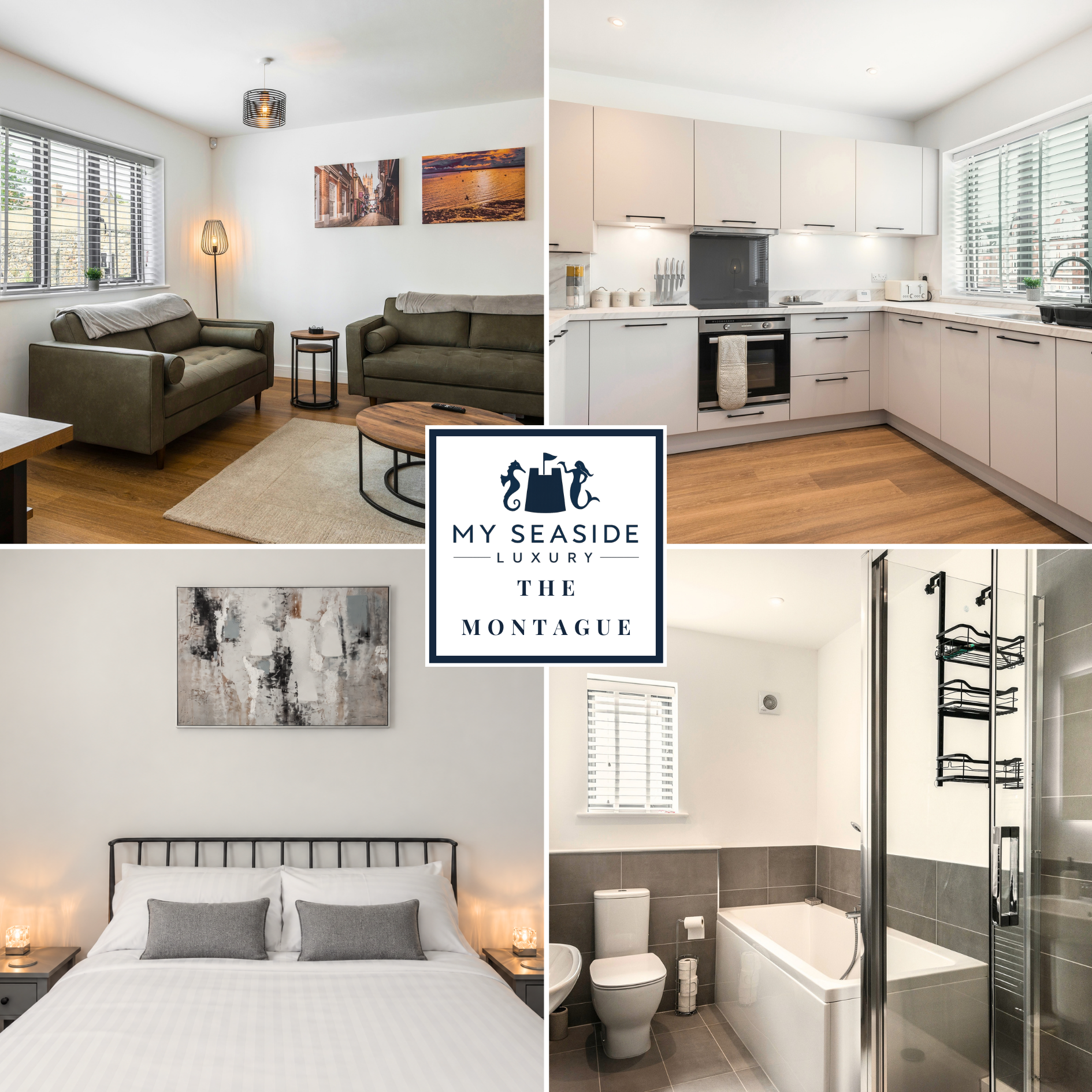 The Montague - Modern 2 bedroom with parking - Long/corporate stays