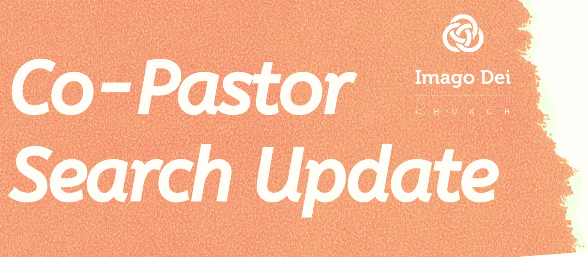 Co-Pastor Search Update