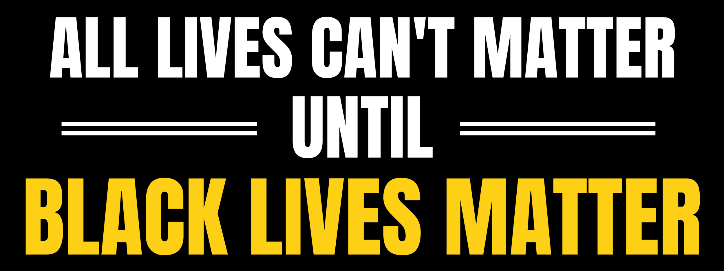 BLM/LGBTQIA Sign Statement