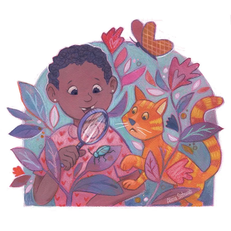 Girl-Cat-Explore-Nature-Entomologist-Bugs-STEM-by-Alicia-Schwab.jpg