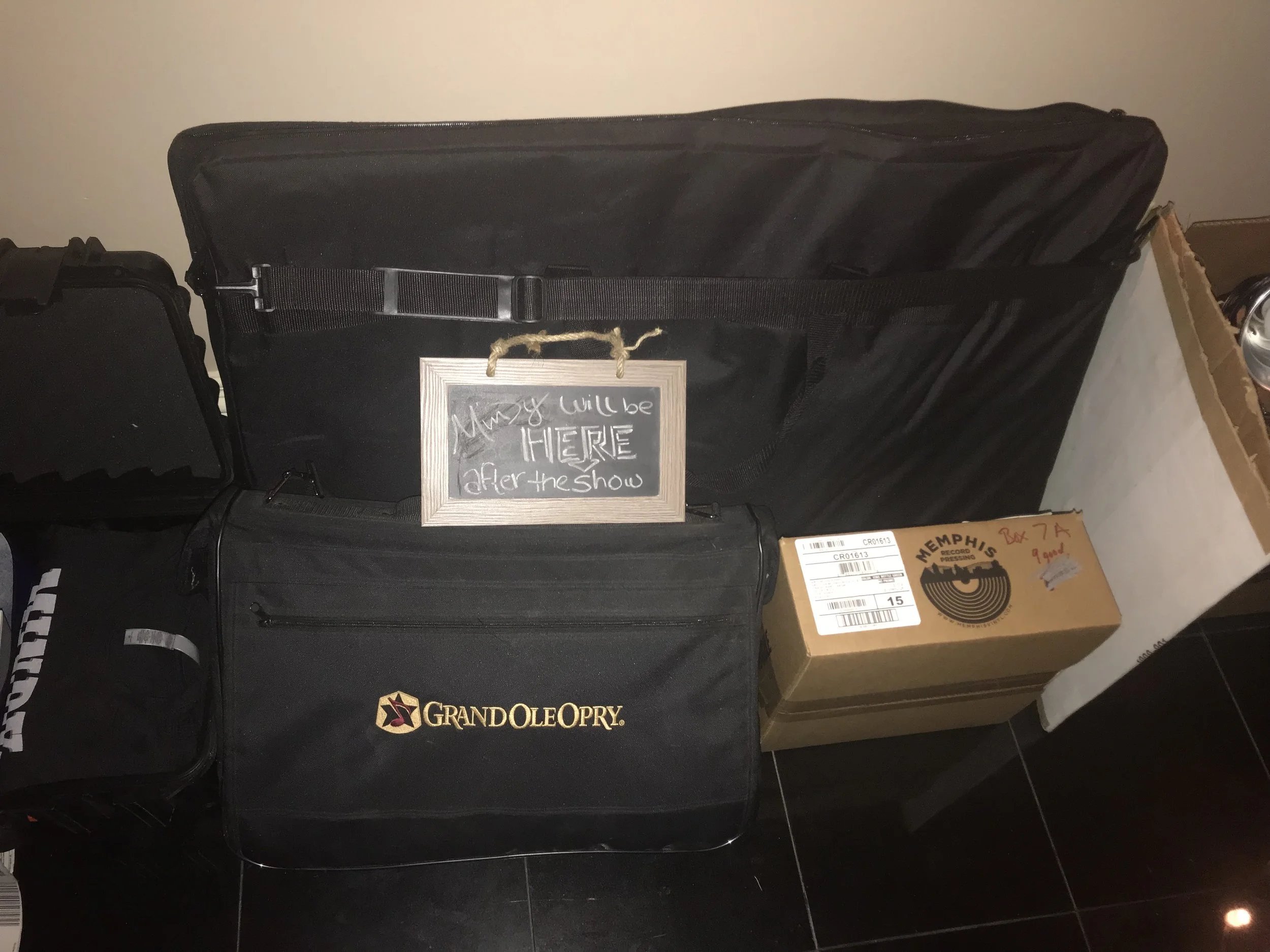 Pre tour packing at home - Dolly gave me the GOO suitcase!!.jpeg