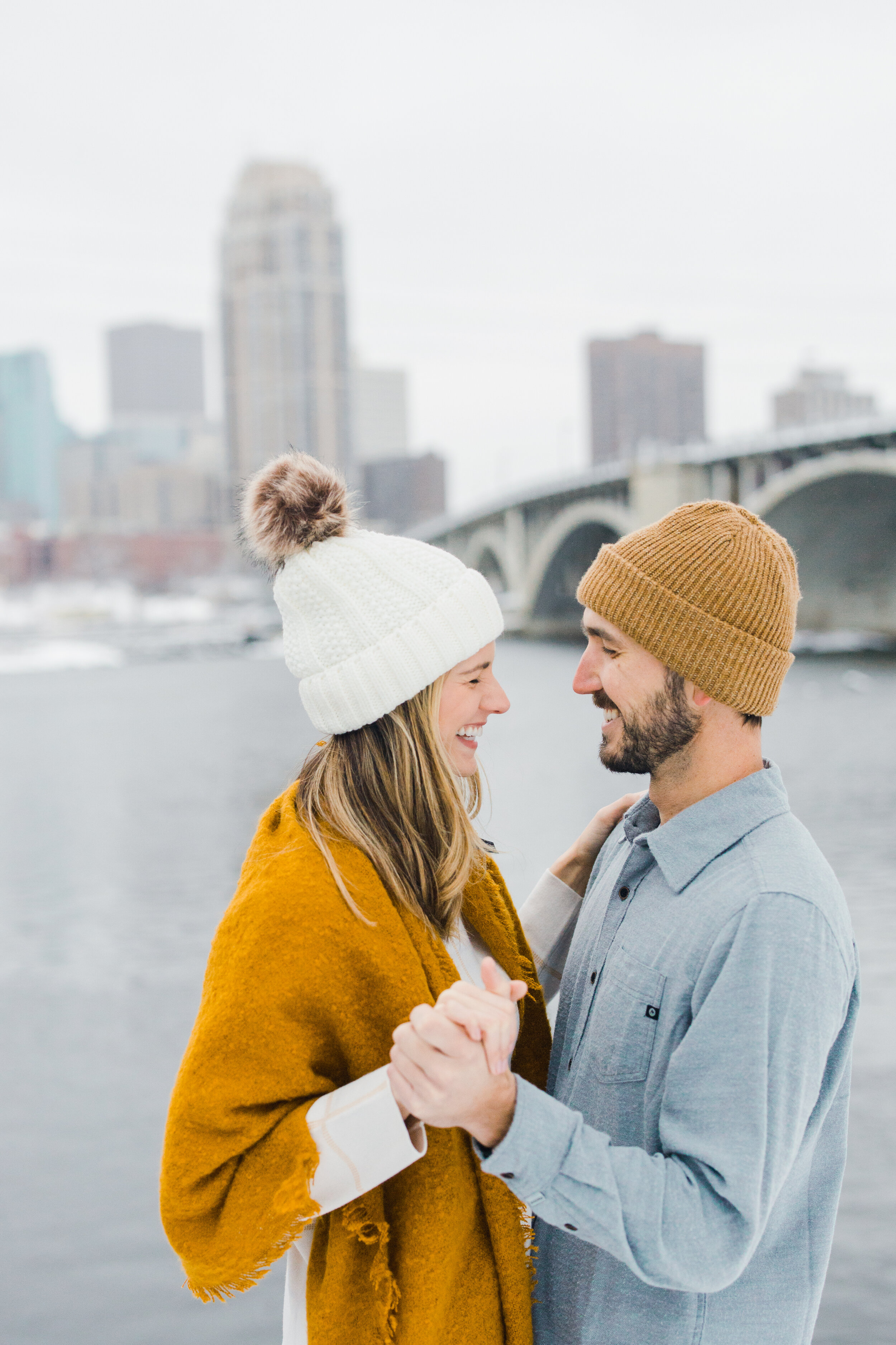 Winter Engagement Session Minneapolis 