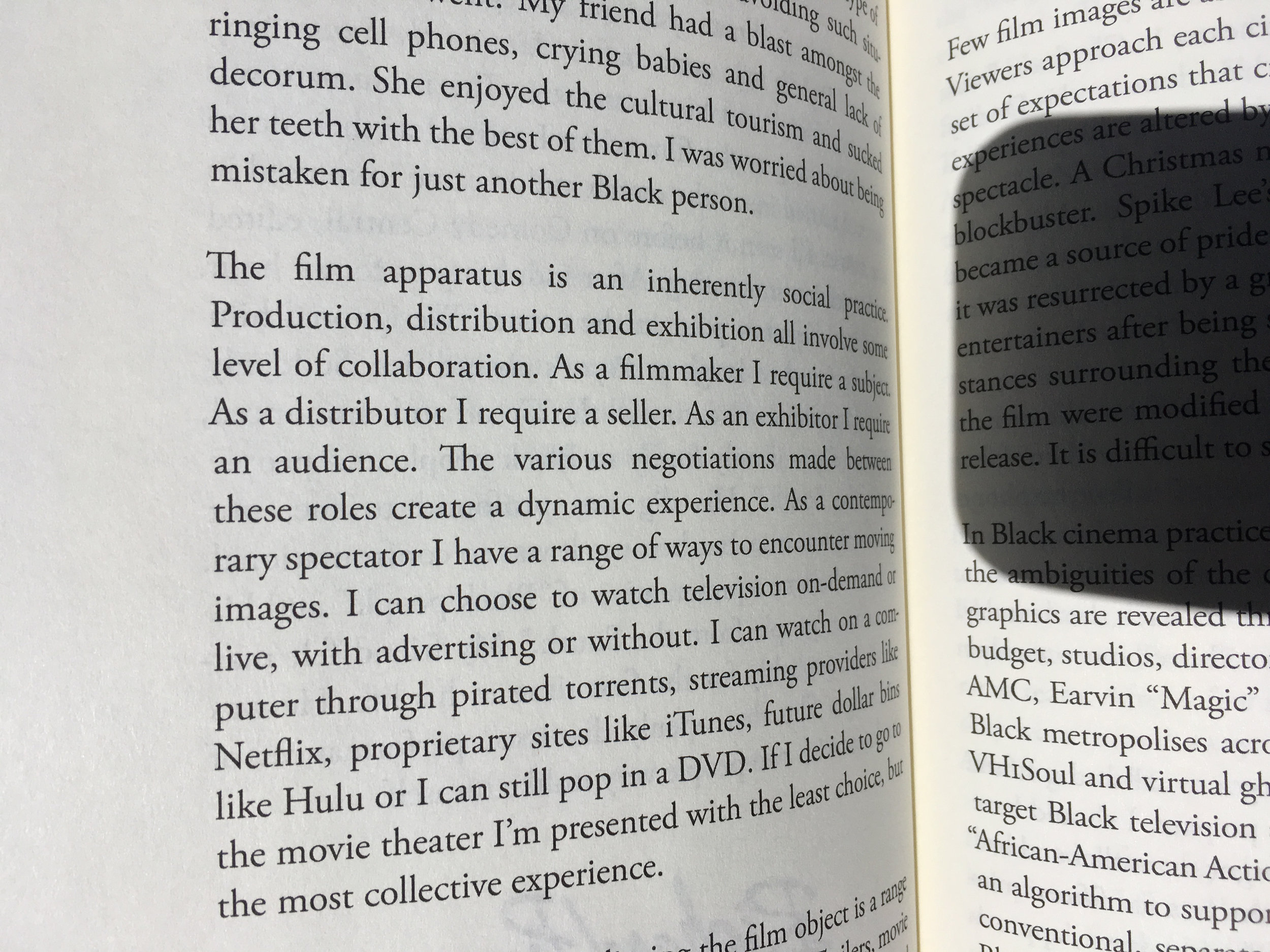  Detail: Martine Syms,  Implications and Distinctions: Format, Content and Context in Contemporary Race Film  (Houston: Future Plan and Program, 2011). 