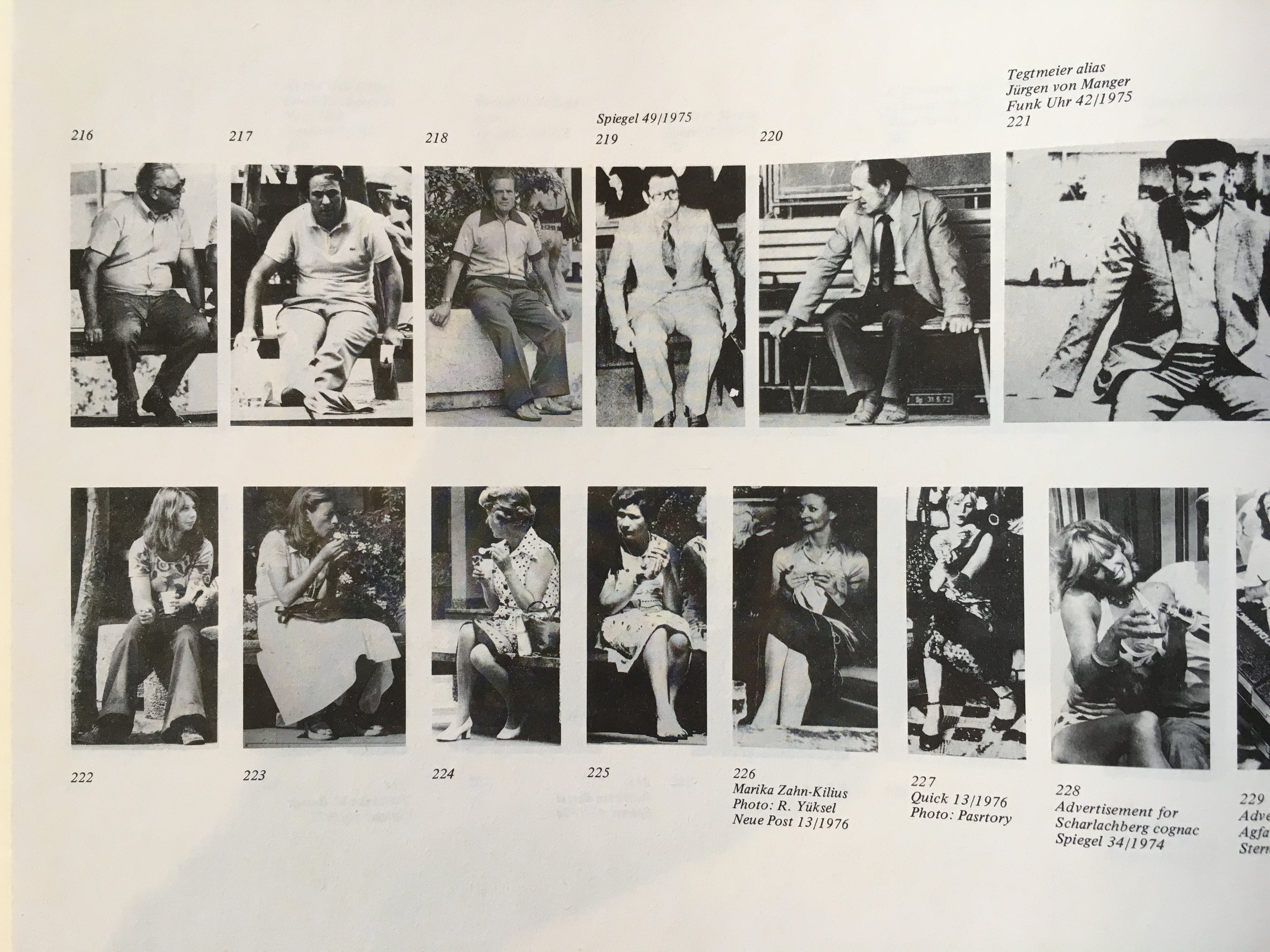  Detail: Marianne Wex,  ‘Let’s Take Back Our Space’: “Female” and “Male” Body Language as a Result of Patriarchal Structure  (Germany: Frauenliteratur Verlag, 1984). 
