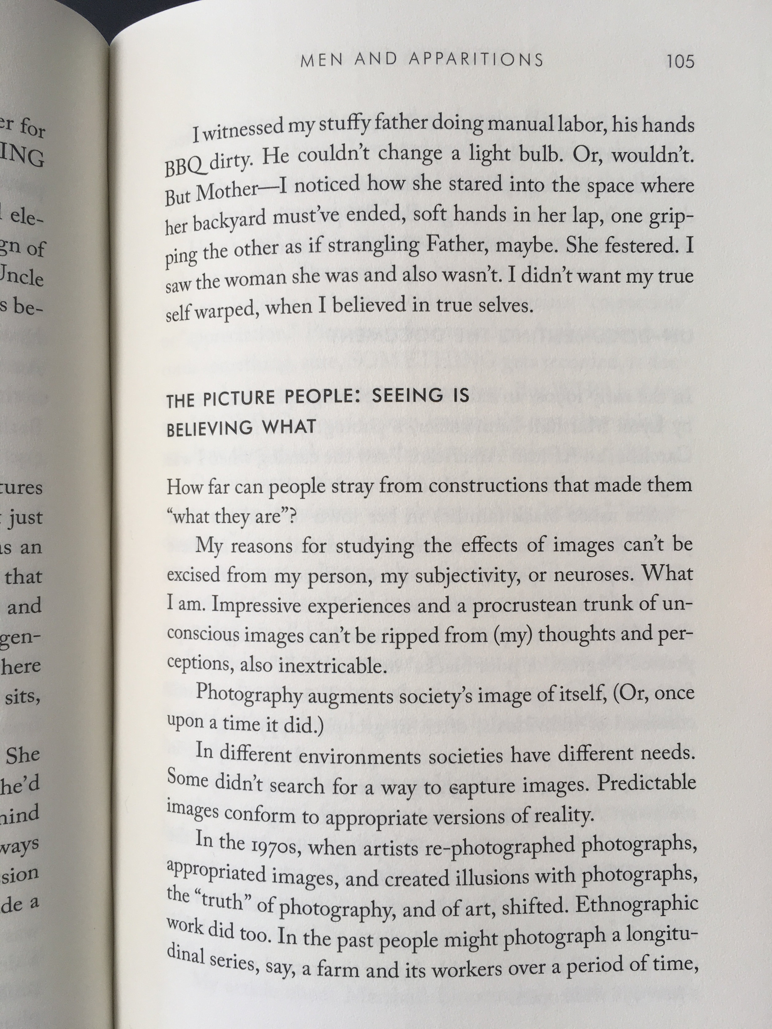  Detail: Lynne Tillman,  Men and Apparitions: A Novel  (New York: Soft Skull Press, 2018). 