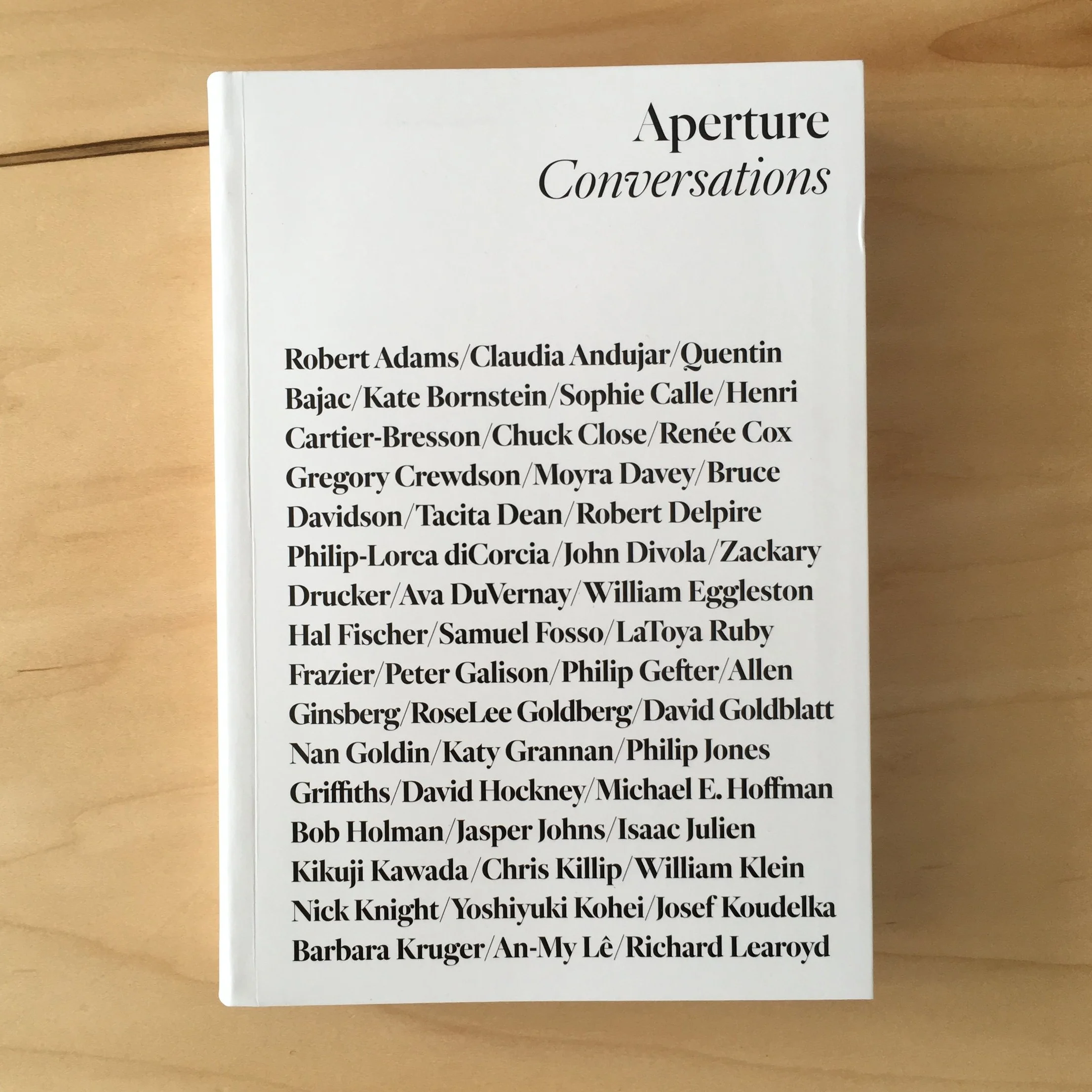 Aperture Conversations: 1985 to the Present