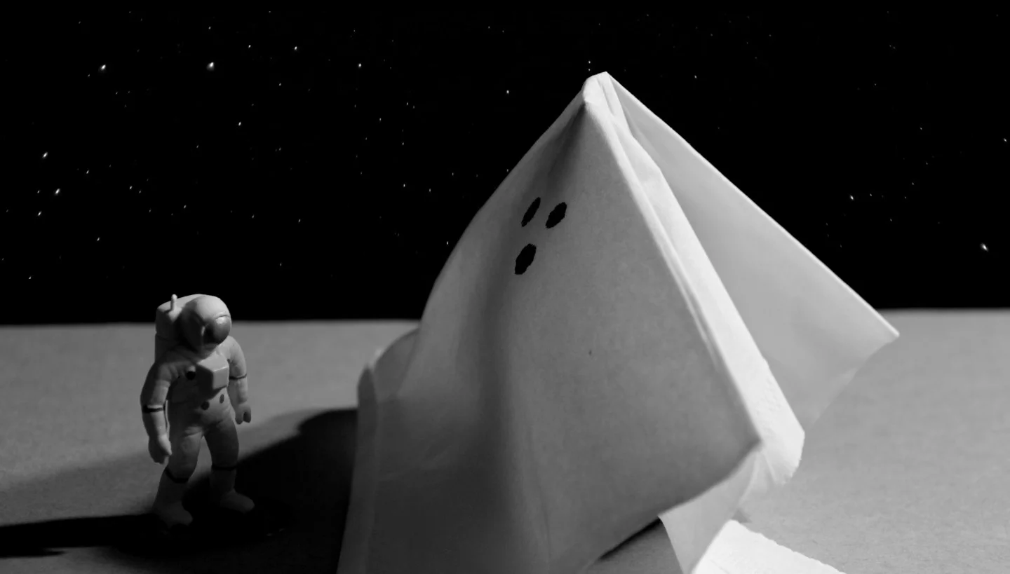 A still from Joshua Courtade’s short “Moon Ghost,” screening Friday at the Thriller Chiller Michigan showcase.