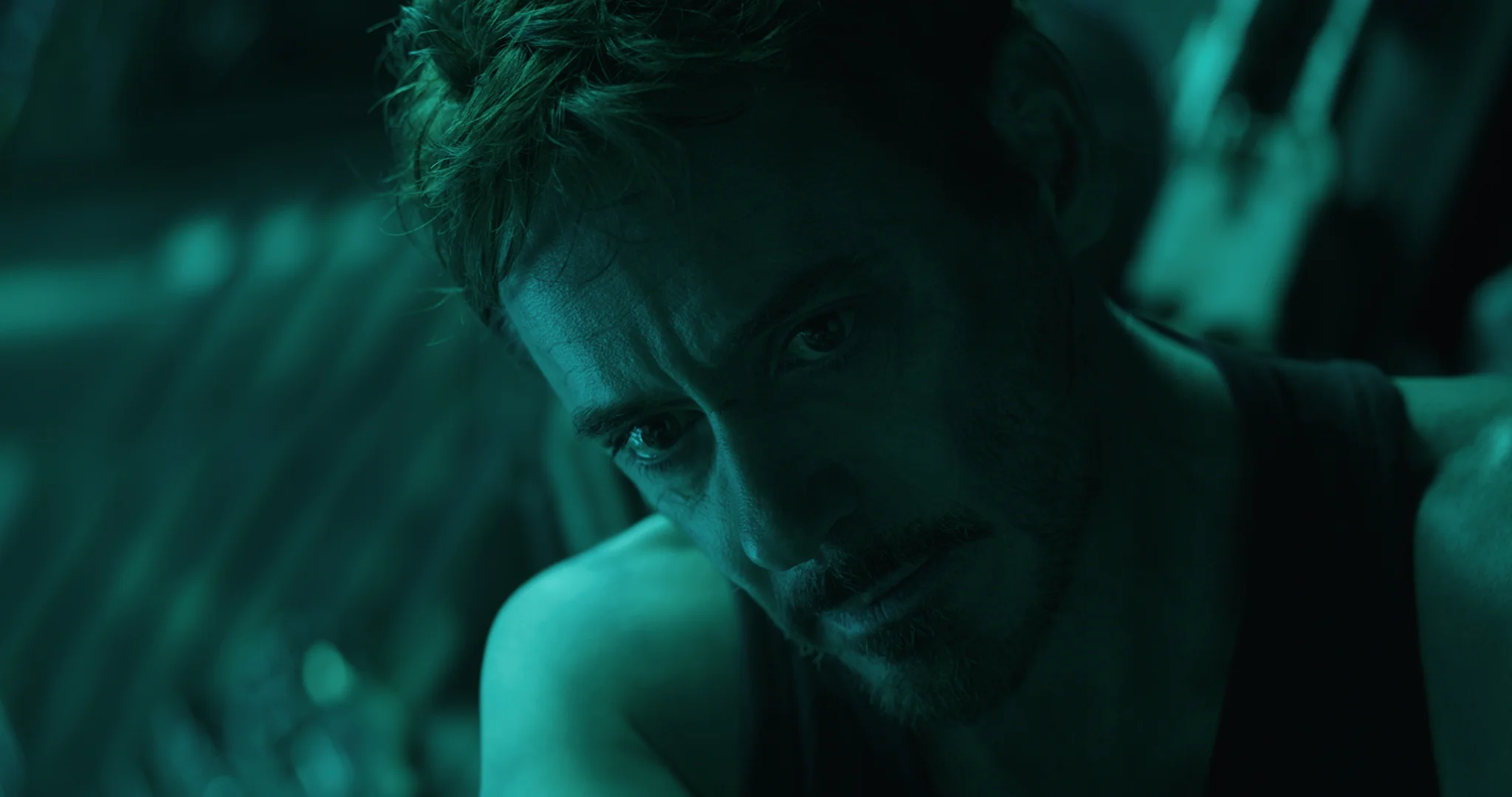 Robert Downey Jr. looking worried in ‘Avengers: Endgame'.’ (Photo courtesy Marvel/Disney)
