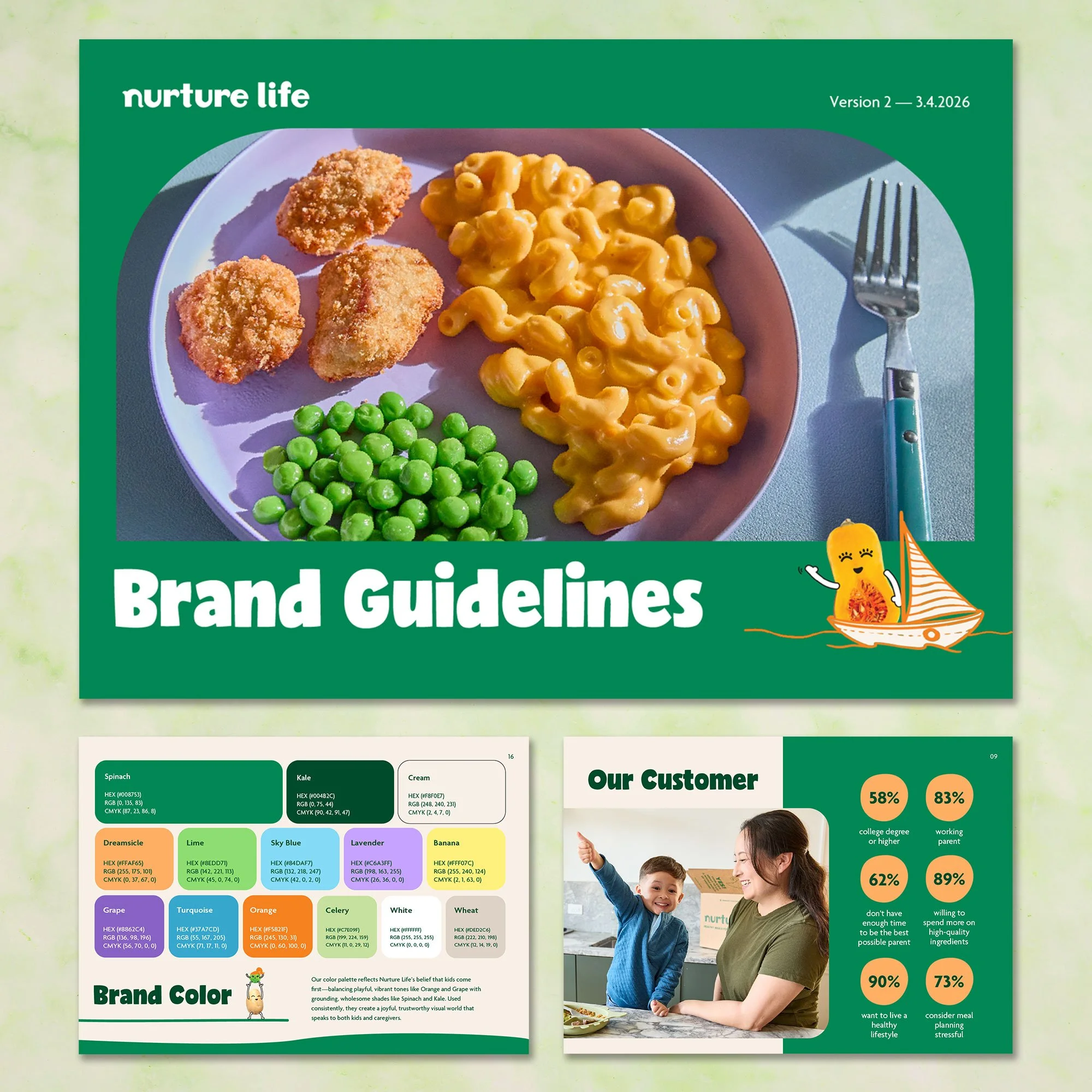 brand guidelines mockup
