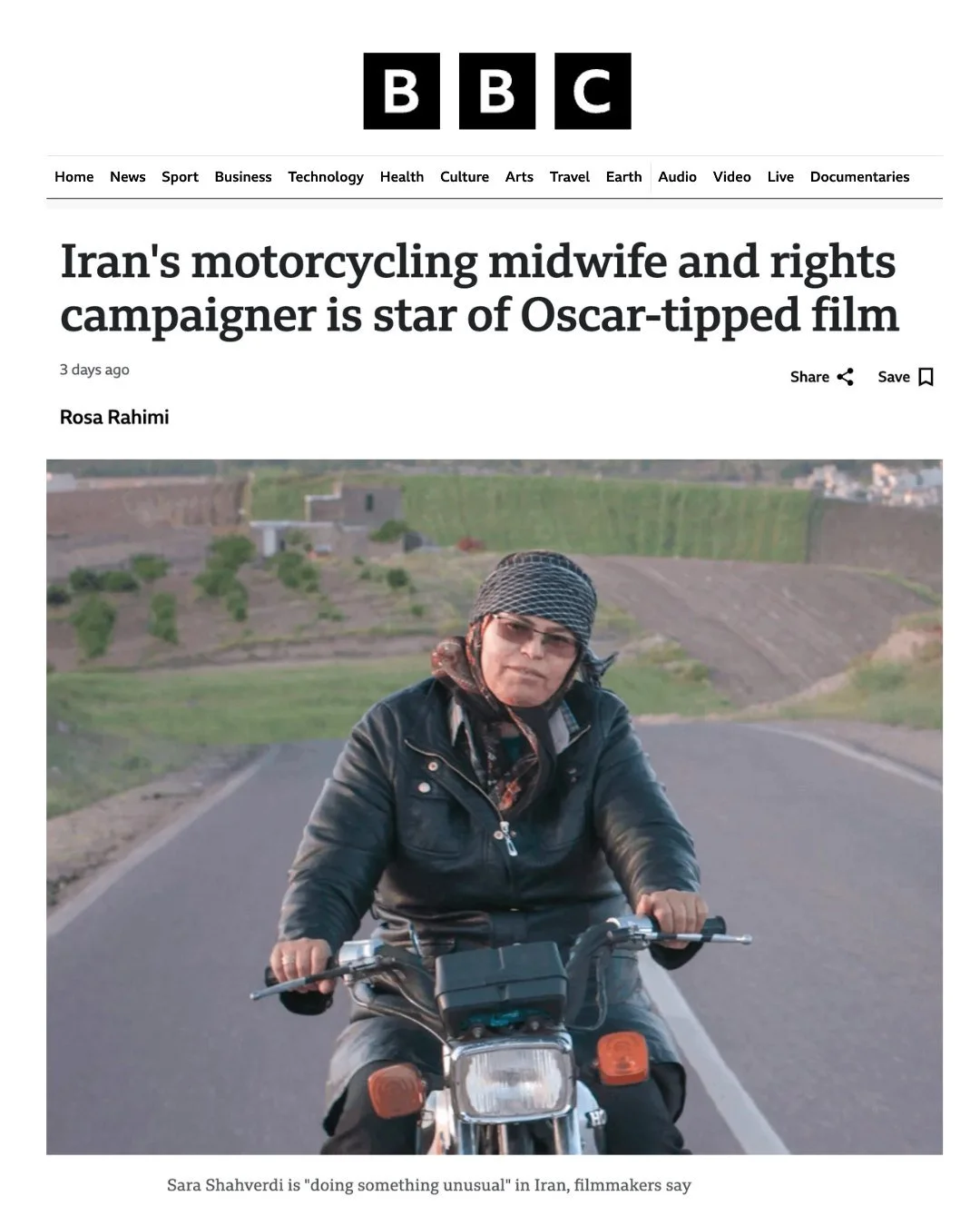 The BBC shines a spotlight on our experience making CUTTING THROUGH ROCKS &mdash; the obstacles we encountered while making the film across eight years, but also the unexpected and beautiful elements, like the romance happening behind the camera.