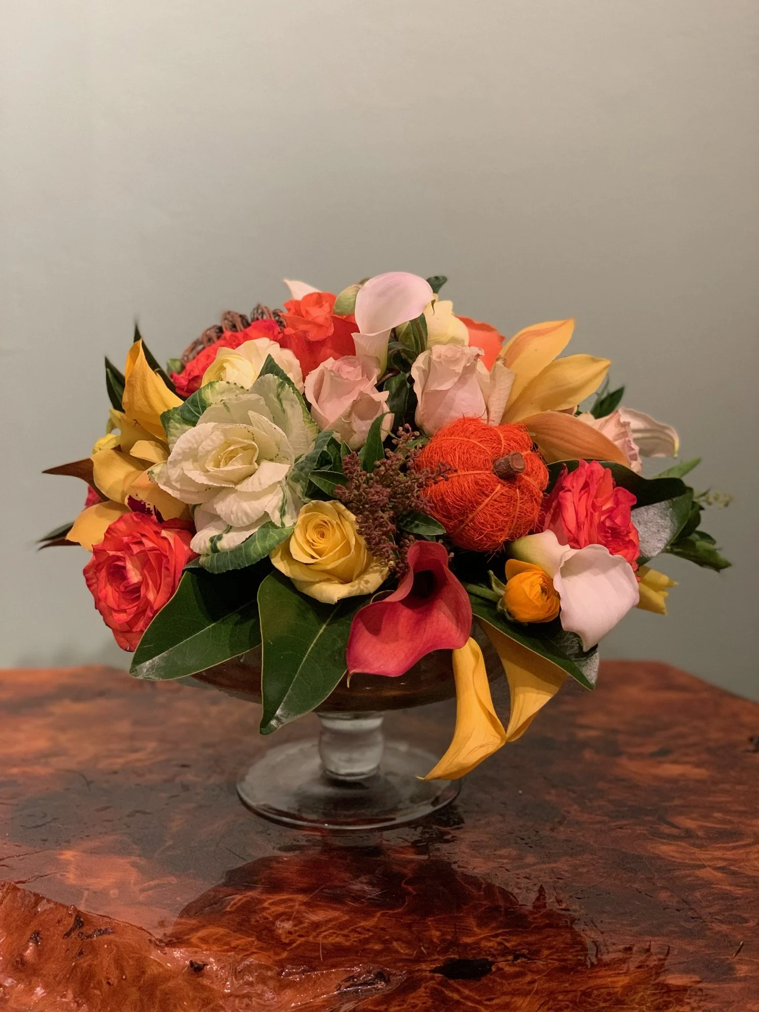 Amber Harvest Centerpiece