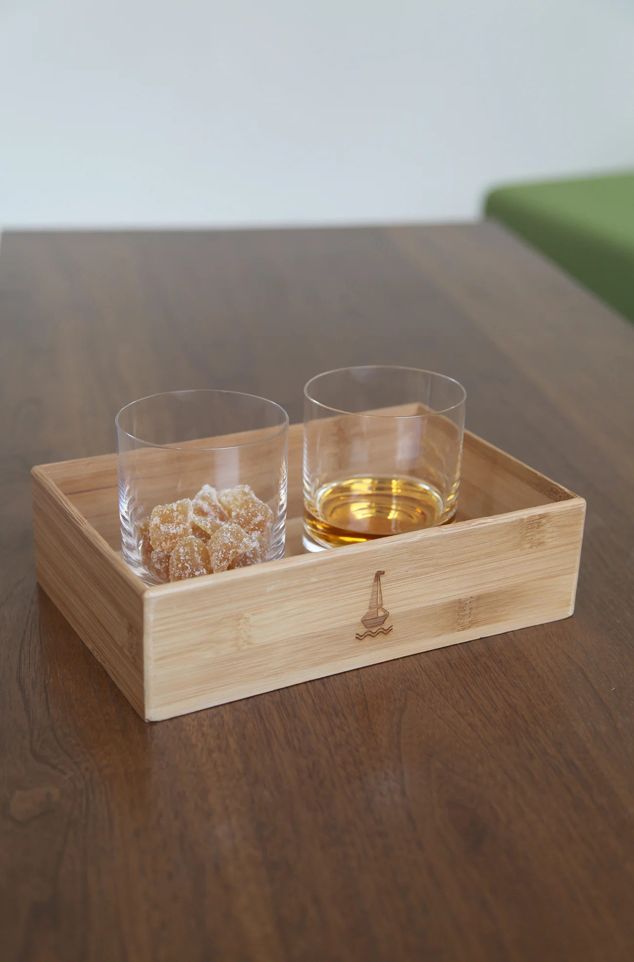   Oban &amp; Roots  is a ritualistic signature serve that I created inspired by the way Oban’s Master Distiller pairs root ginger with a dram. I sourced the same candied ginger used in the distillery and created tasting kits for use in specialist whi