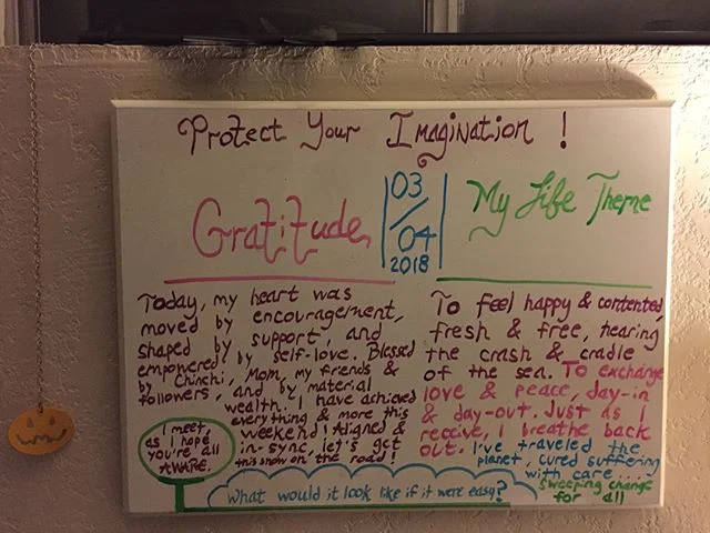 Never before has my gratitude soared to these heights. 
Wait until you see what&rsquo;s become of me in the past three days! 
Day One. 365 to go! 
#dailygratitude