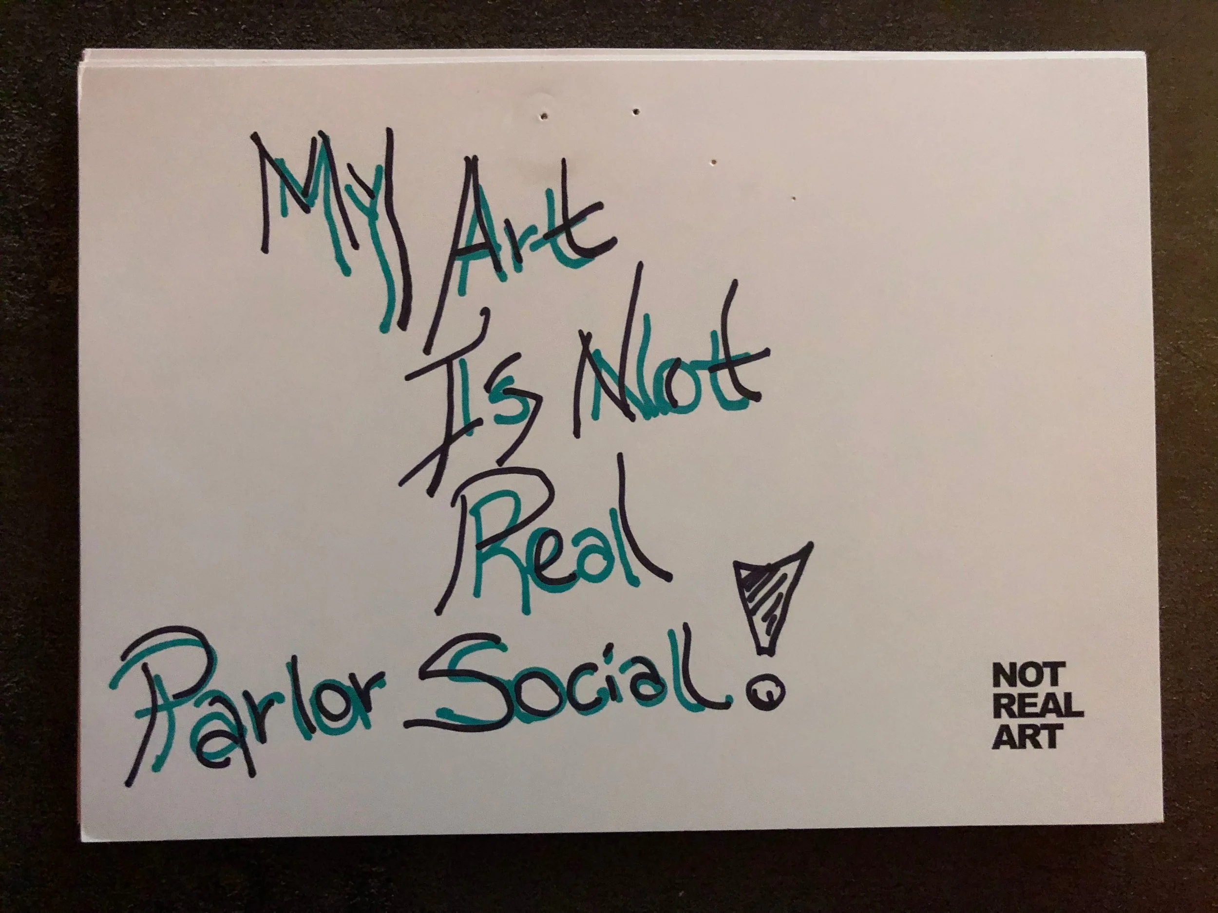 Artists Express Themselves at NOT REAL ART Club Not Real Art World