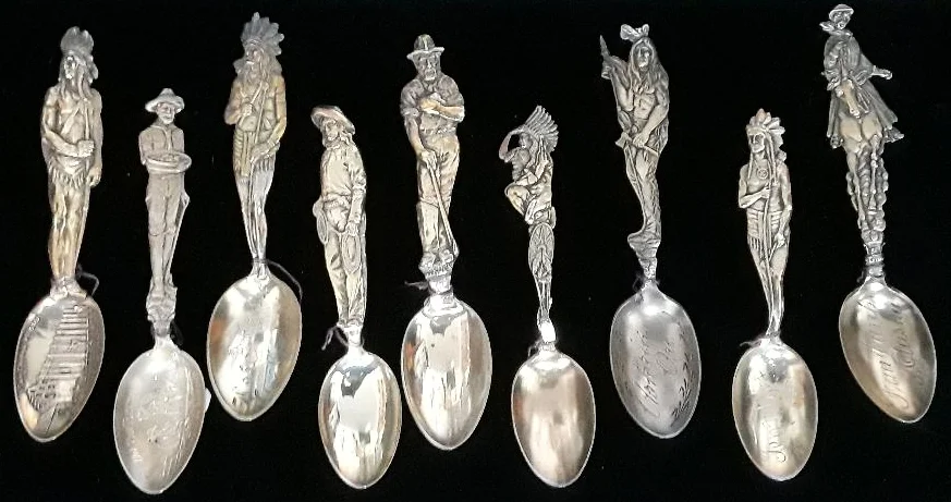 STERLING SOUVENIR SPOONS