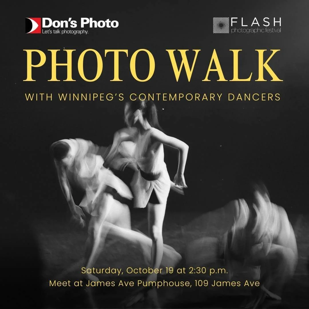 Join us for a Photo Walk with Winnipeg's Contemporary Dancers on Saturday, October 19 at 2:30 p.m.! Meet us at James Ave Pumphouse, 109 James Ave for a FREE experience capturing the beauty and skill of WCD along Waterfront Drive. Let's create some ma