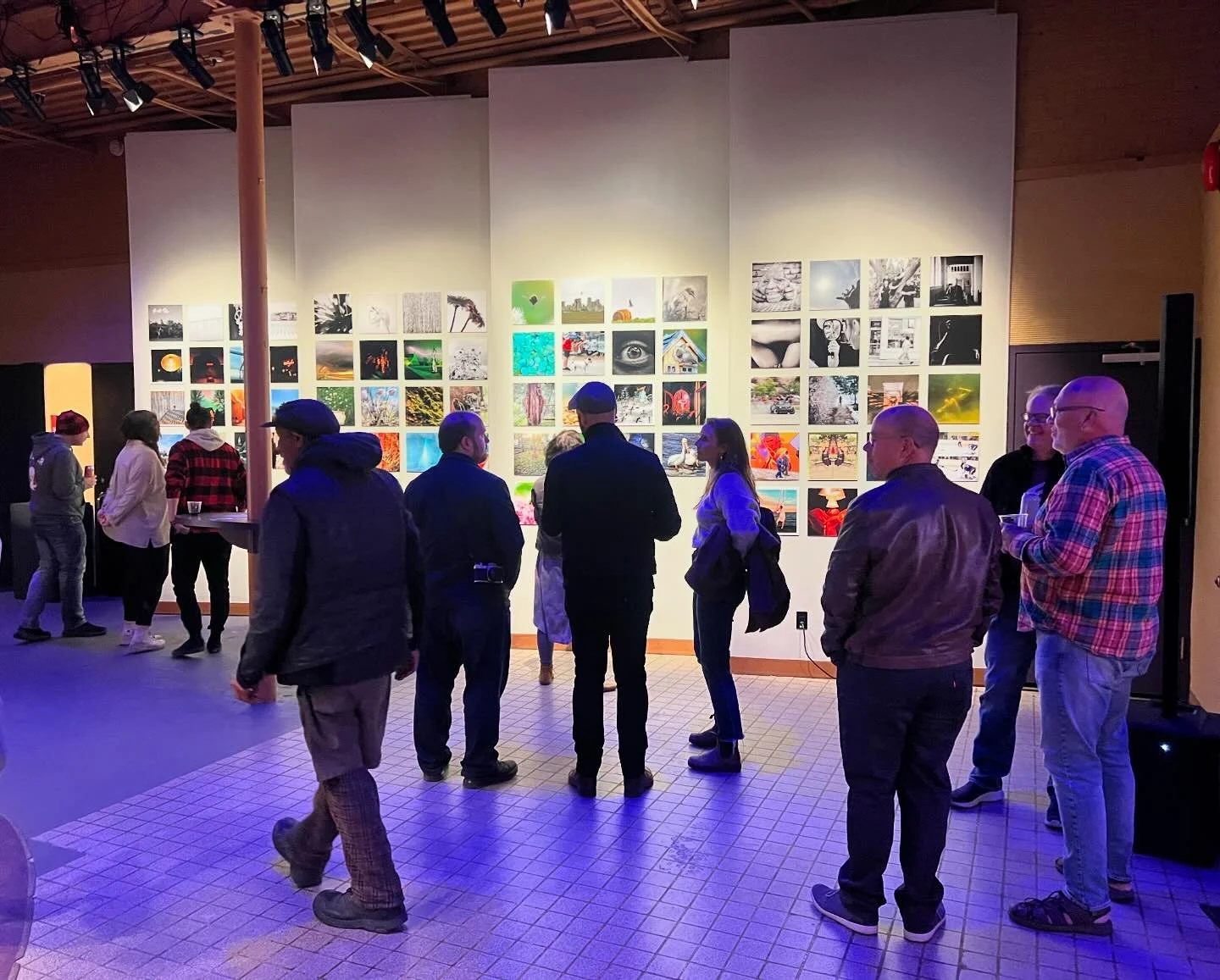 Thank you very much everybody who participated in the big group show at the gas station arts centre this October. The show is now over and the prints are all wrapped up for you to take home. Please come by Monday to Friday of next week 10 AM to 4 PM 