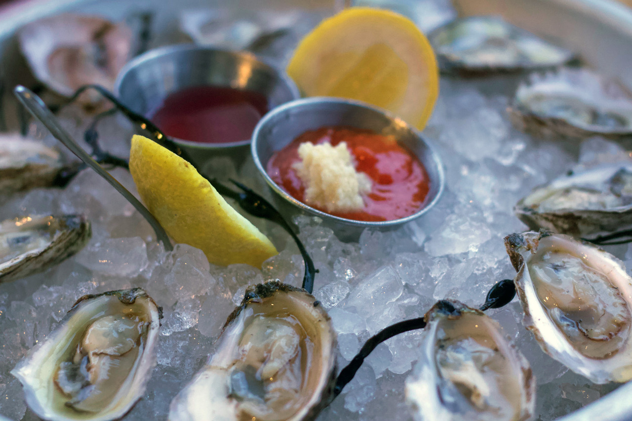 Oysters have always been a raw bar staple at Mud City.