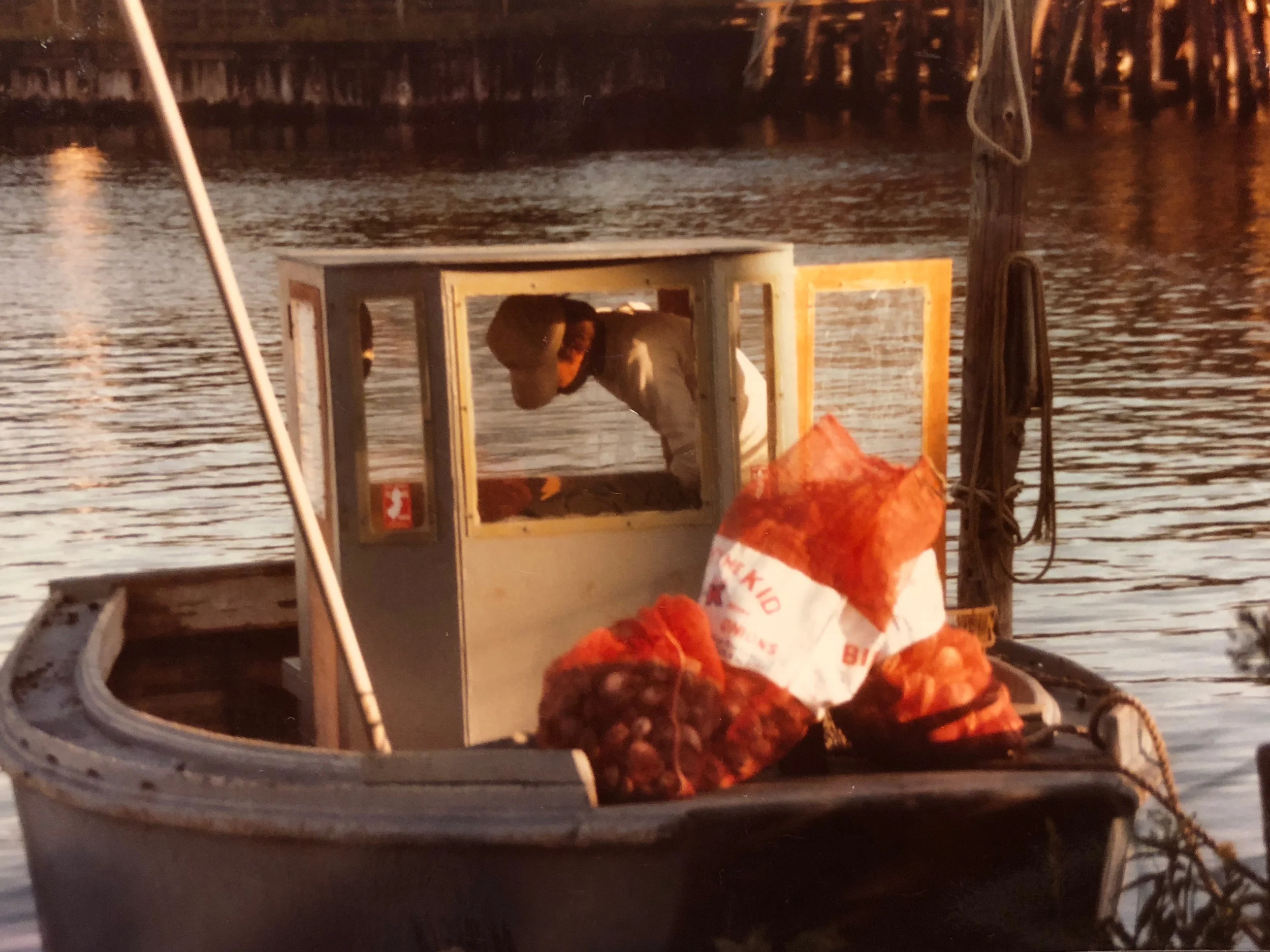Bob’s full scale clamming operation. Photo courtesy of Nugent.