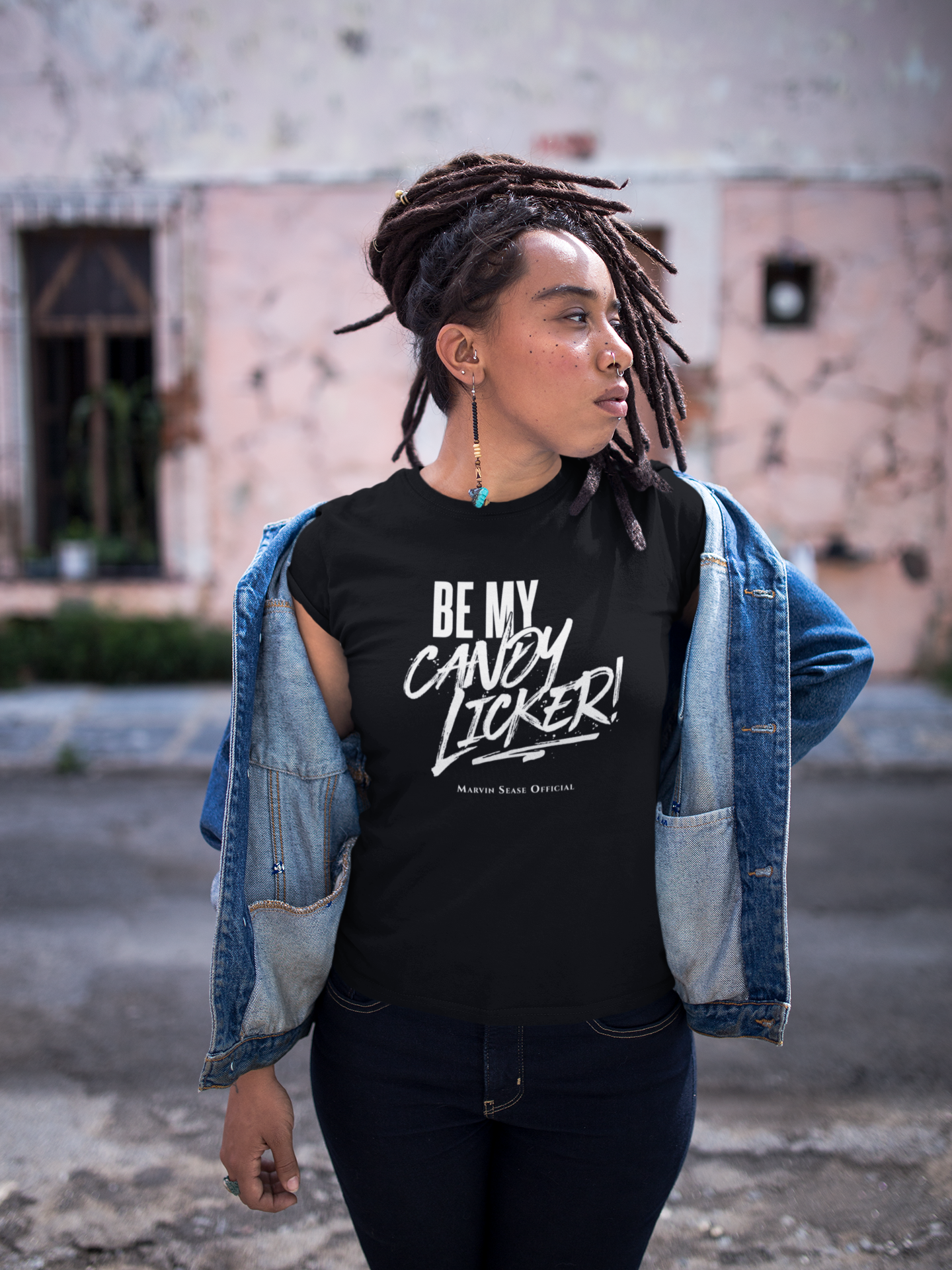 mockup-of-a-girl-with-locks-wearing-a-t-shirt-while-looking-to-the-side-a17140.png