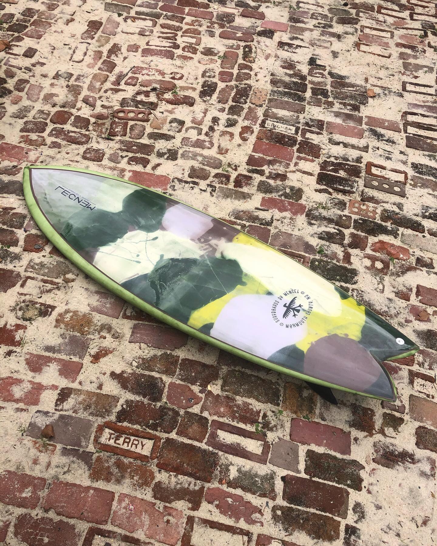 Start to finish for wifey @rebeccamencel 5&rsquo;8&rdquo; PTK #allresin #mencelsurfboards