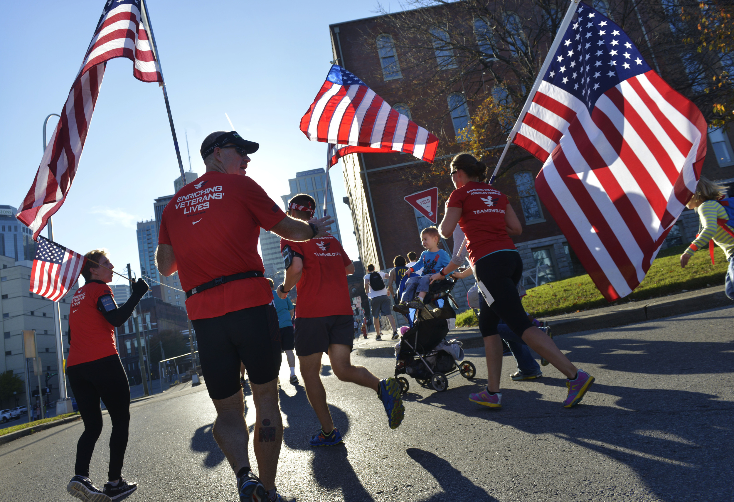  Thousands of runner and walkers participate in the Mayor's 5K November 9, 2014 in Nashville, Tenn. 
