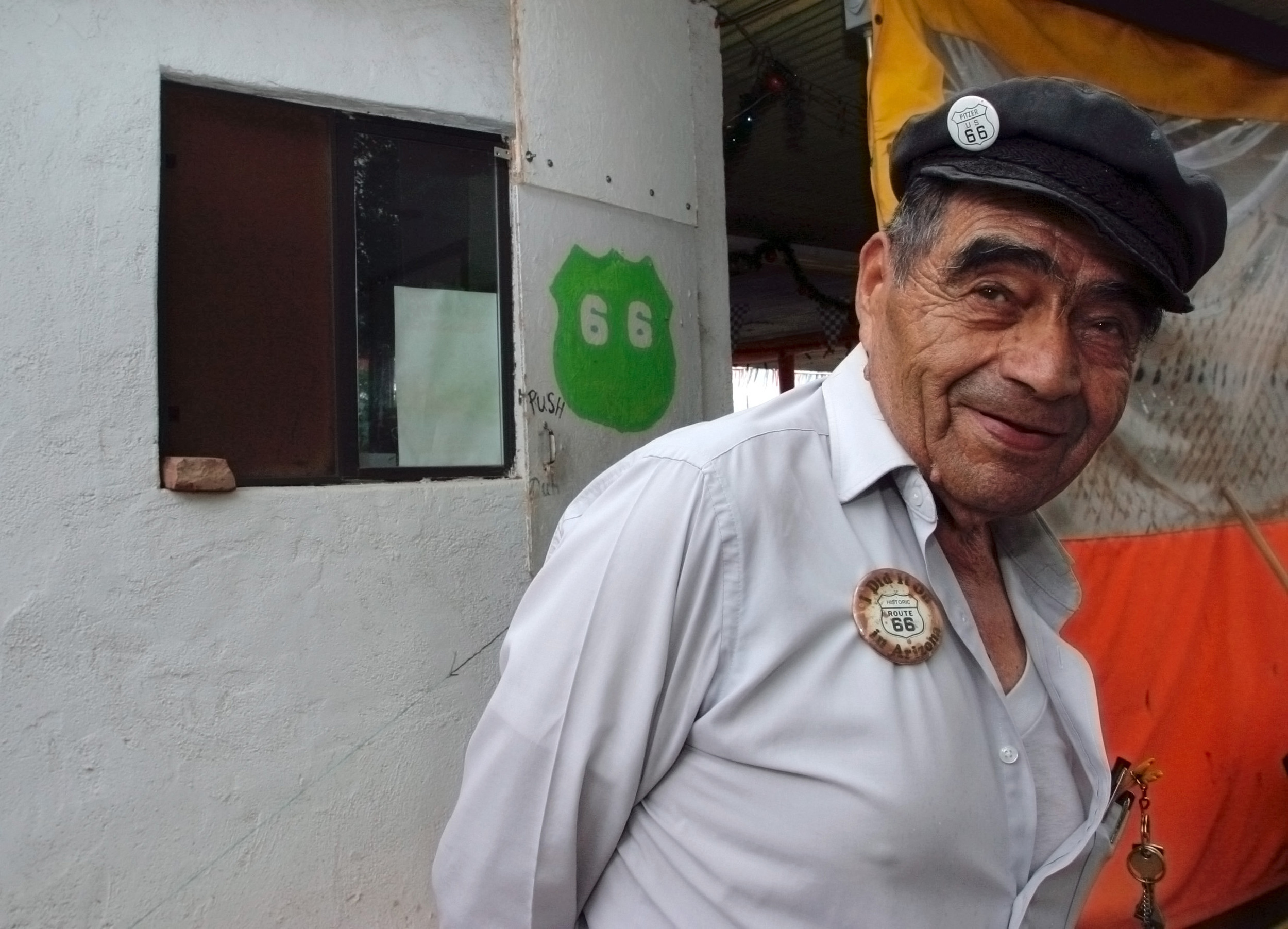  Juan Delgadillo owner of Snowcap, the iconic Route 66 eatery in Seligman, Arizona. 