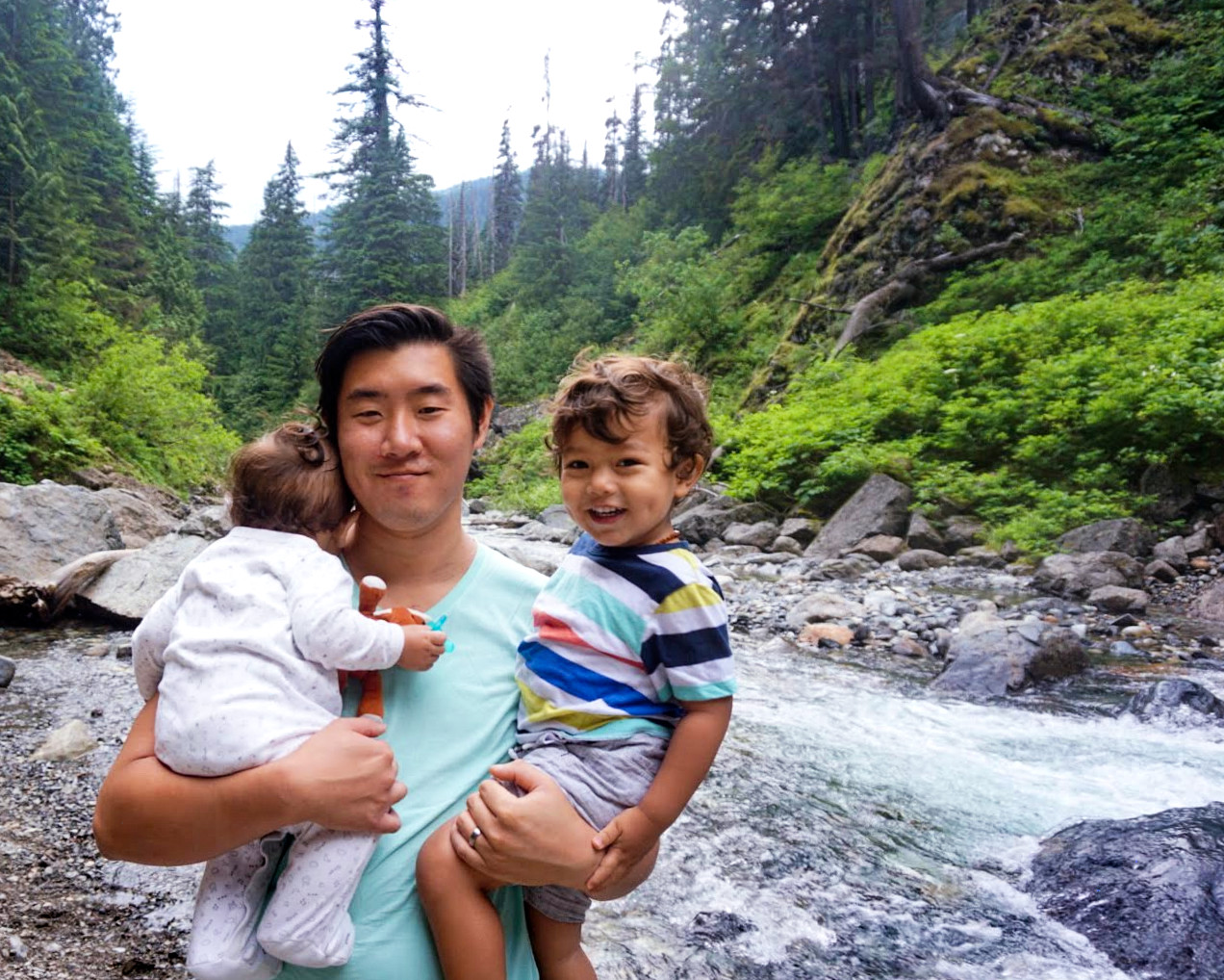 Orlo, Steve & Elden at the end of the trail