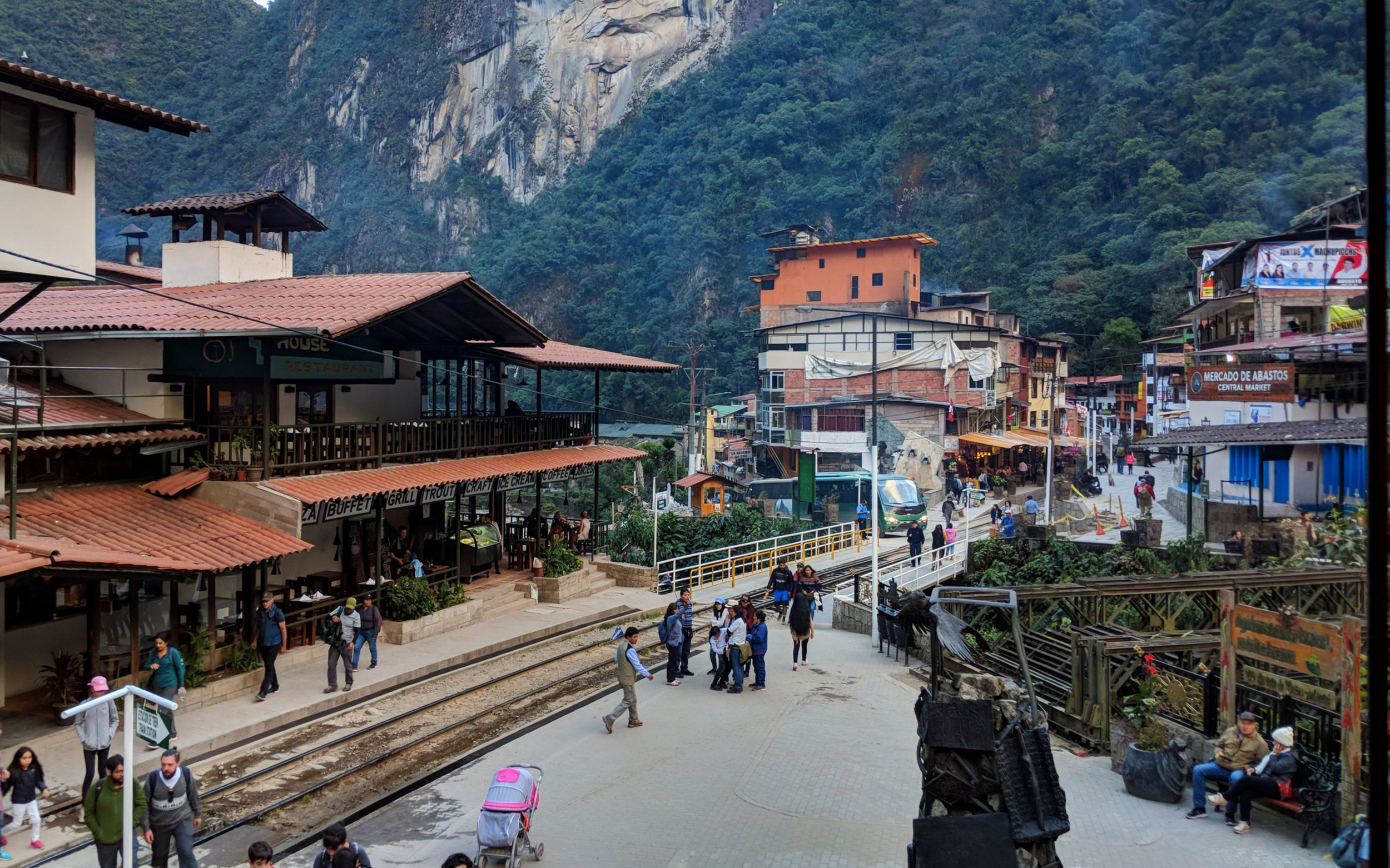 View from the restaurant