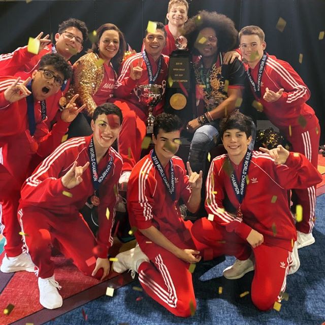 I&rsquo;m so proud and honored to work with you @velocitydanceva and @suzem206. You deserve every bit of this win and more! Congrats on your 1st place in the world for open all male hip hop! I can&rsquo;t wait to see what the future has in store for 