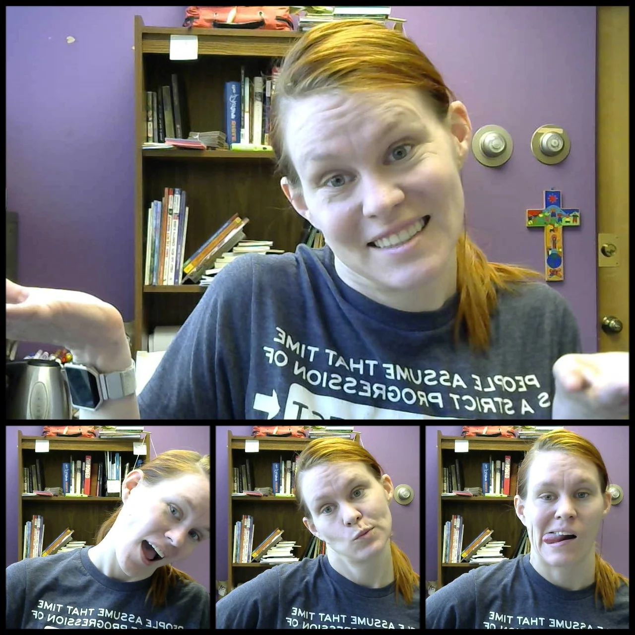 I happened to be building this site the same day I got a new webcam in my church office.