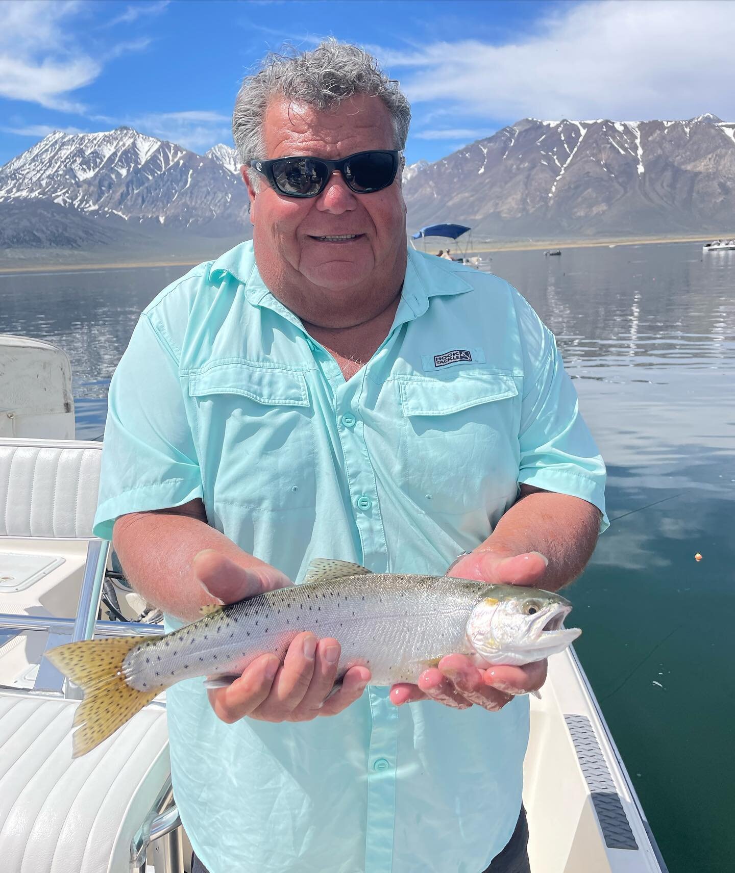 One week away from opening day. Here&rsquo;s a shot from last season filming for an episode on Dan Hernandez sport fishing featuring @tvdan @socalflytying and myself. The episode airs today at 4pm and next week on TV, keep an eye out for it! #rippenl