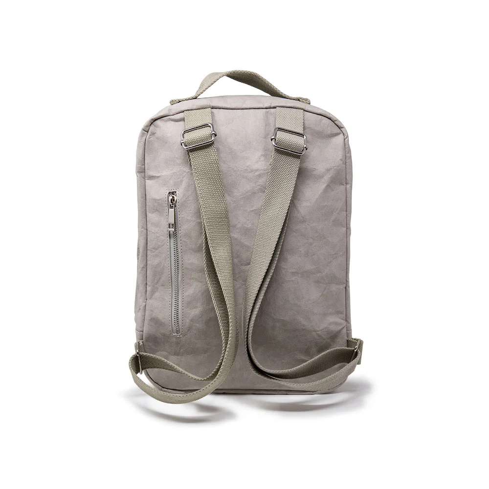 Square backpack – frosty grey — UNFOLD 