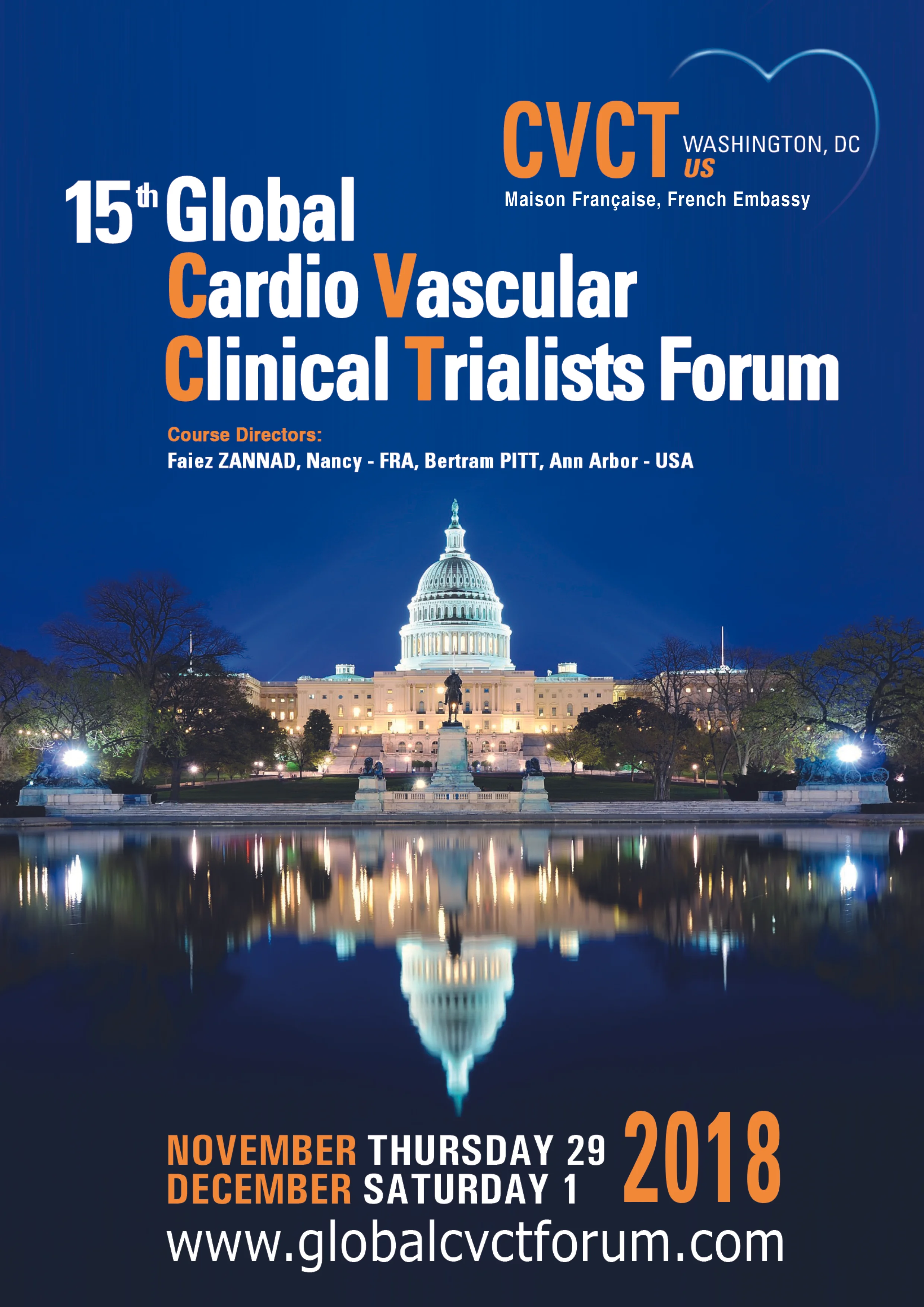 15th Global Cardio Vascular Clinical Trialists Forum