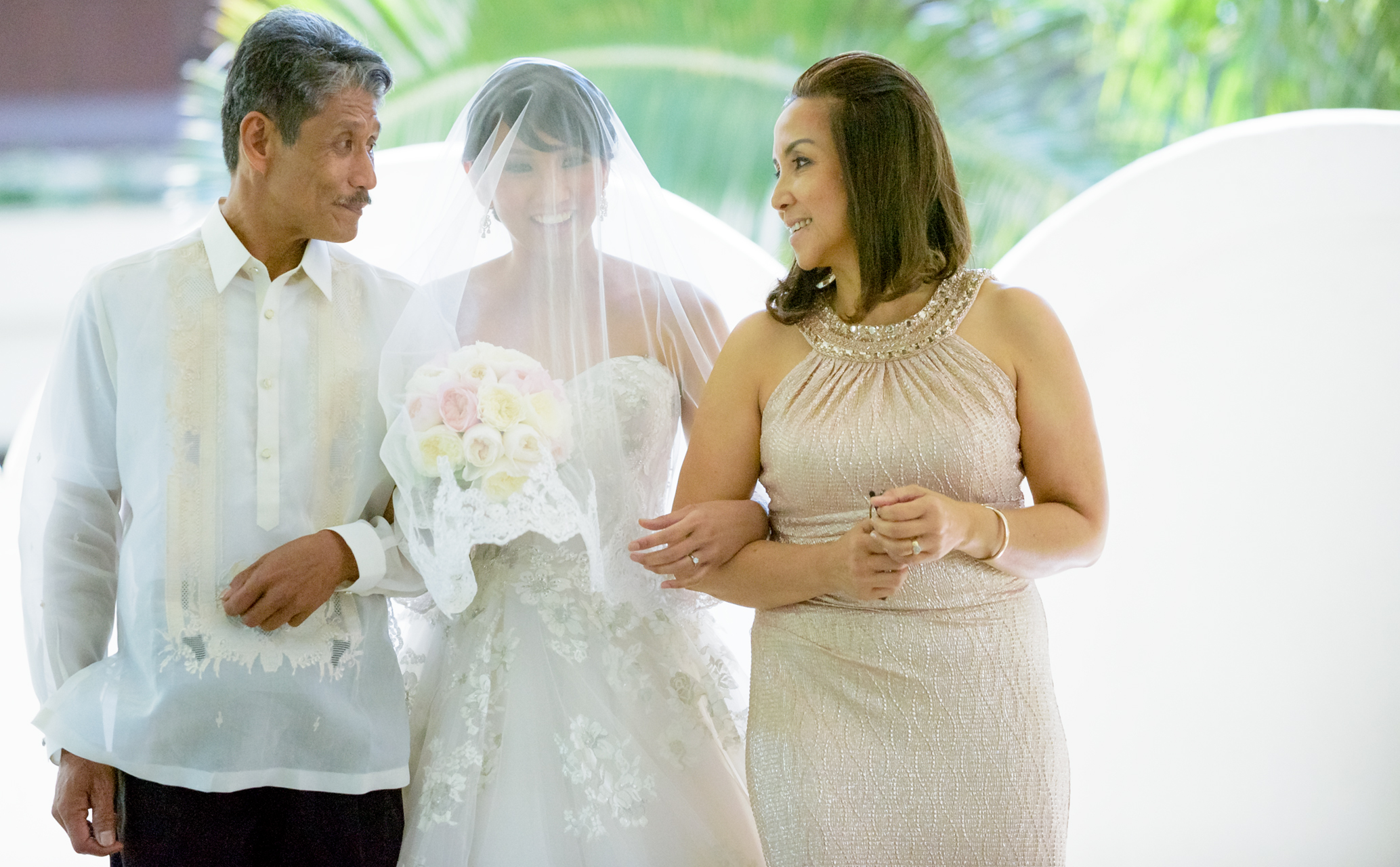 Wedding ceremony at Akala Chapel at Hilton Hawaiian Village