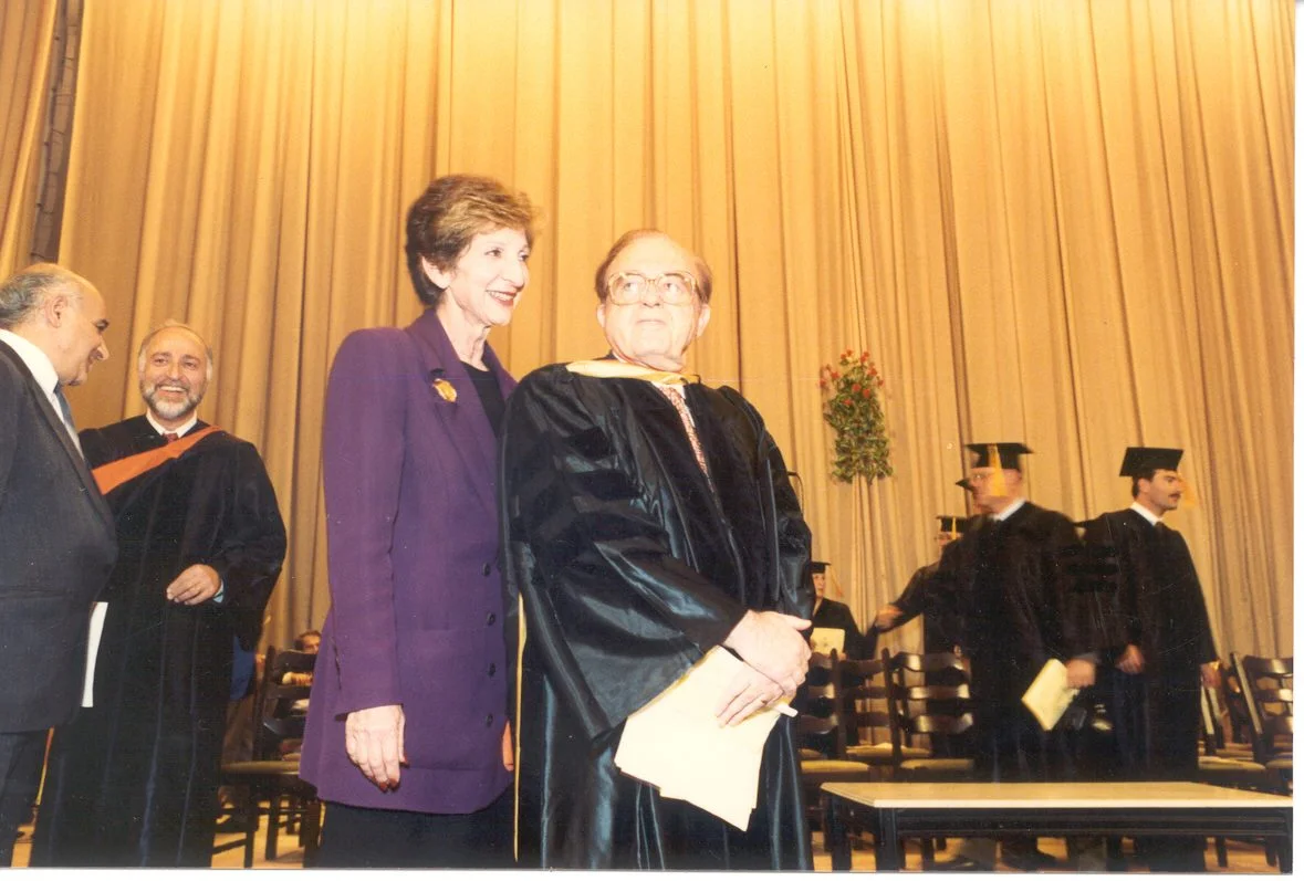 Louise Manoogian Simone and Mihran Agbabian.