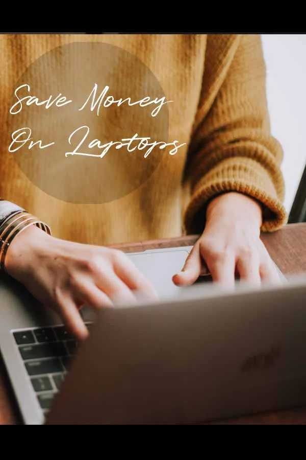 Man searching tips on how to save money when buying a laptop online